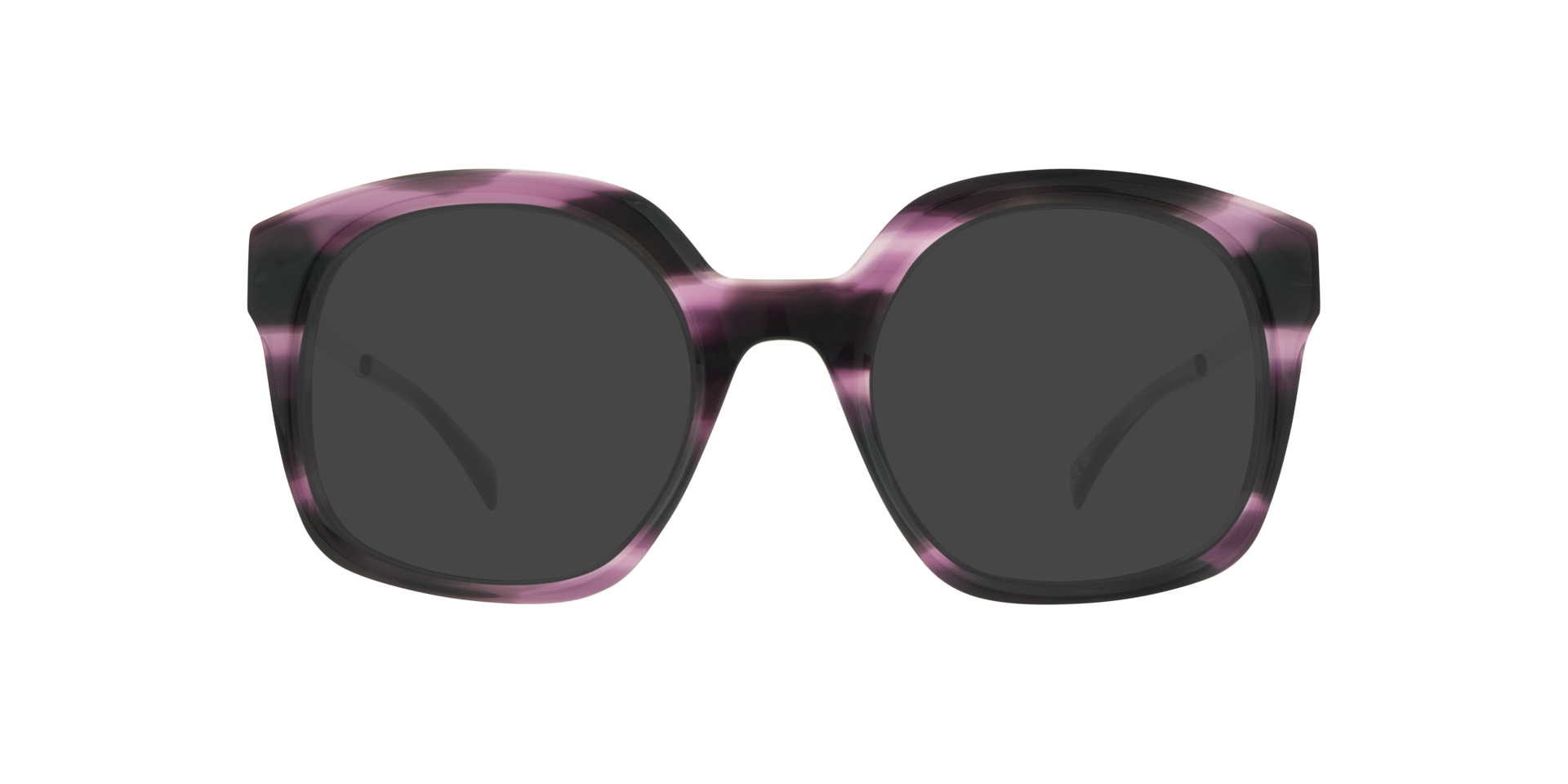 Keira Havana Purple & Silver AcetateEyeglass Frames for Glasses Direct, with Tinted Lenses