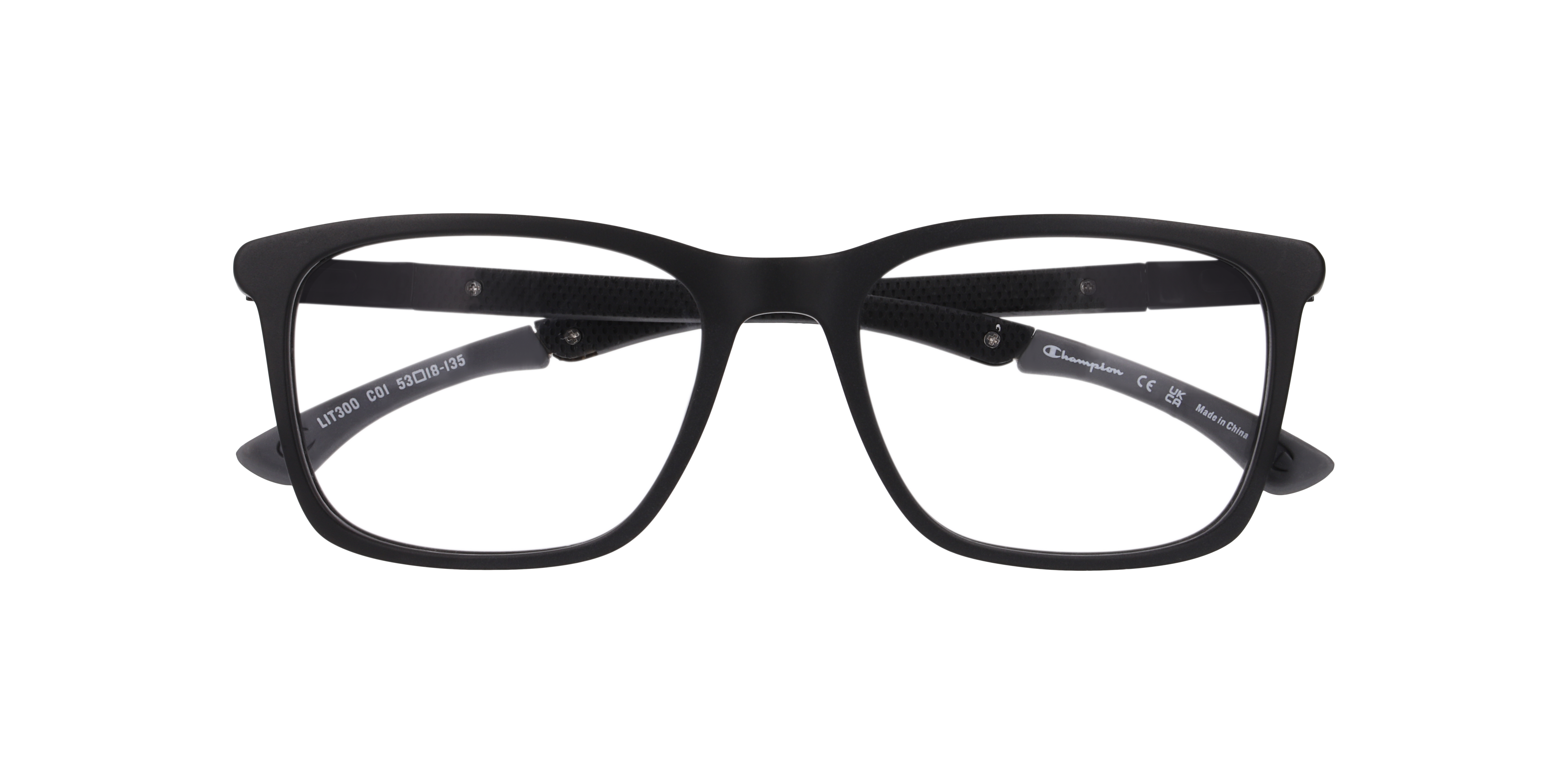 CULIT300 Black AcetateSunglass Frames for Glasses Direct, Closed View