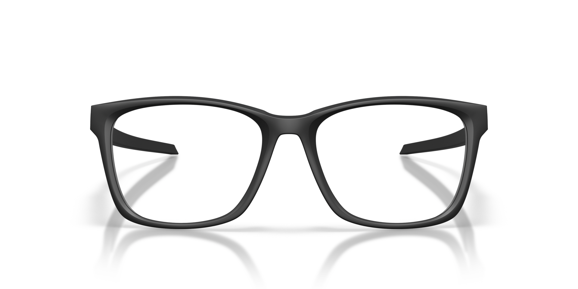 Paracord X Satin Black PlasticEyeglass Frames for Glasses Direct, Front View