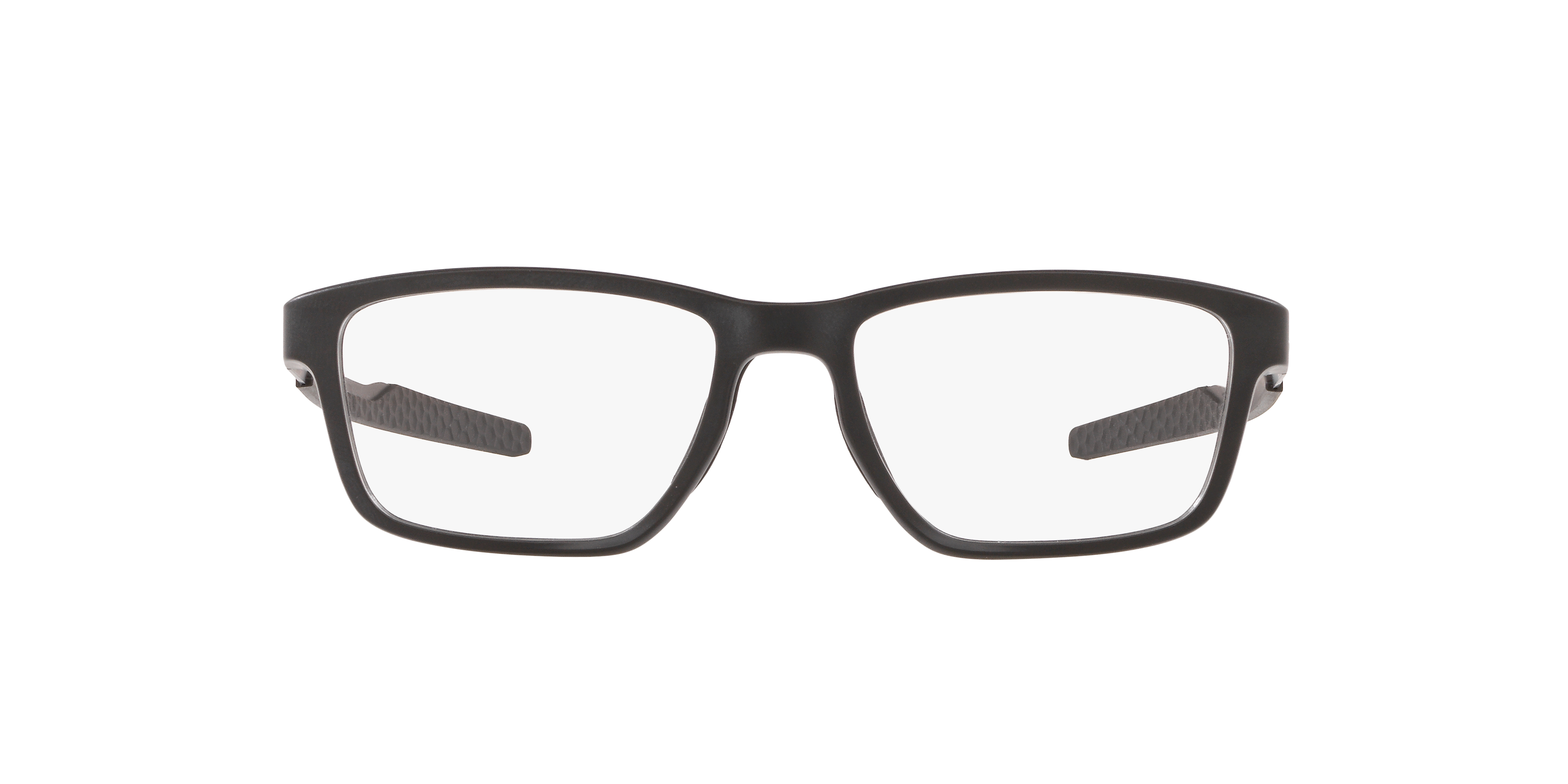 Glasses Direct ™ -Metalink - Rectangle Satin Black Frame Glasses