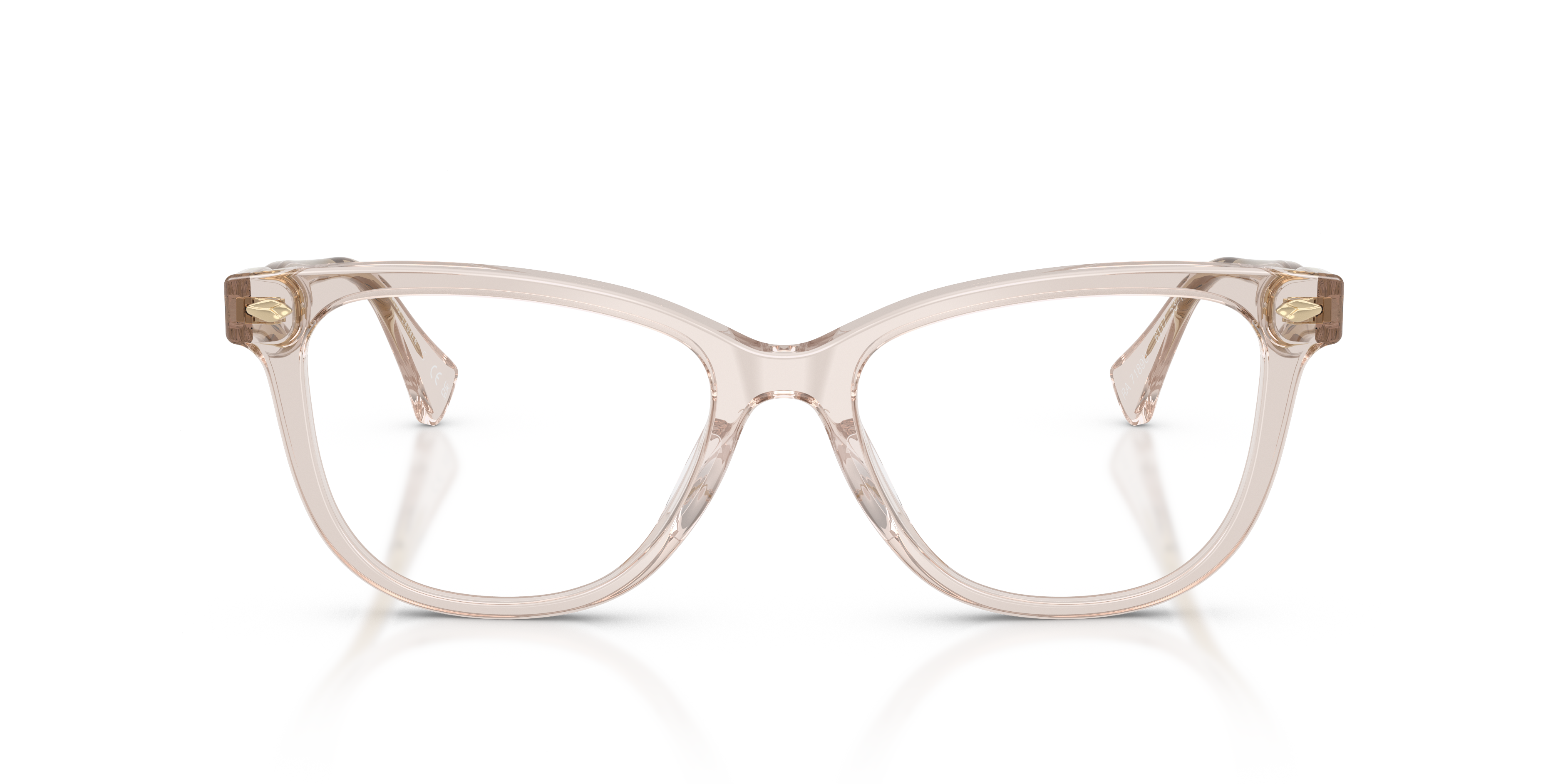 RA7189U Beige Transparent AcetateEyeglass Frames for Glasses Direct, Front View