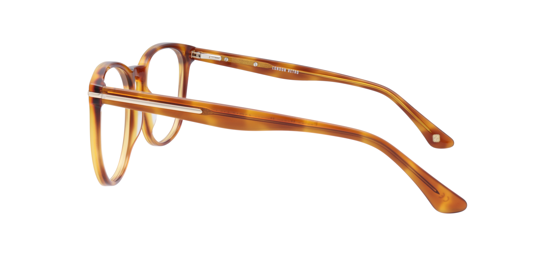 Epping Honey Havana AcetateEyeglass Frames for Glasses Direct, Side View