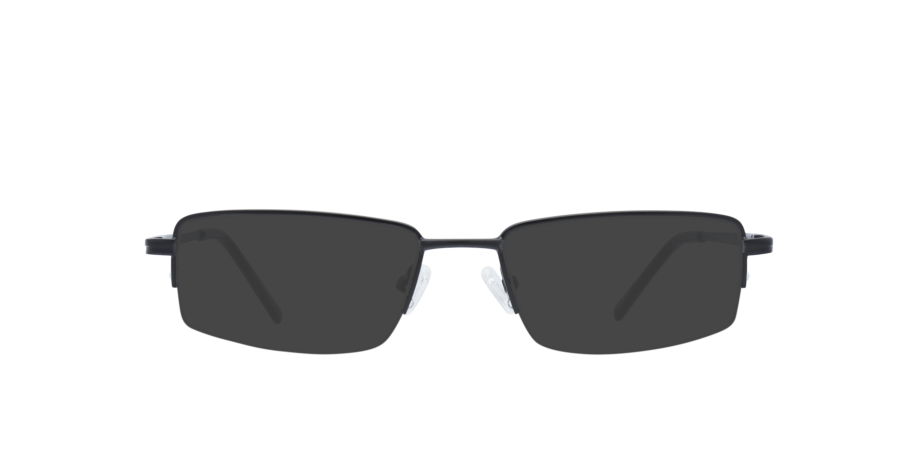 Erin Matte Black MetalSunglass Frames for Glasses Direct, with Tinted Lenses