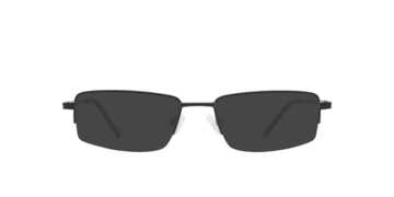 Matte Black Erin -  Metal Sunglasses