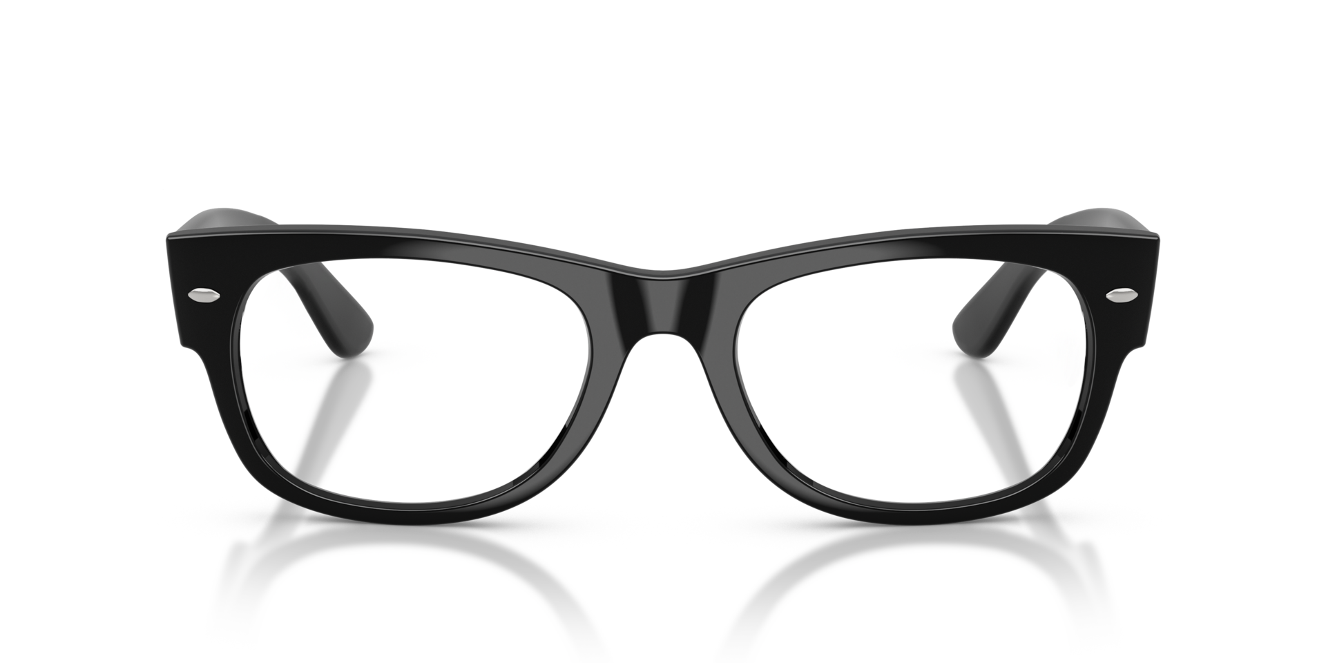 RB0832V Black PlasticEyeglass Frames for Glasses Direct, Front View