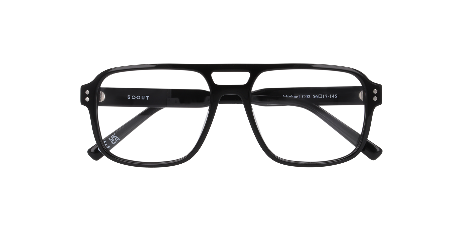 Michael Black AcetateEyeglass Frames for Glasses Direct, Closed View