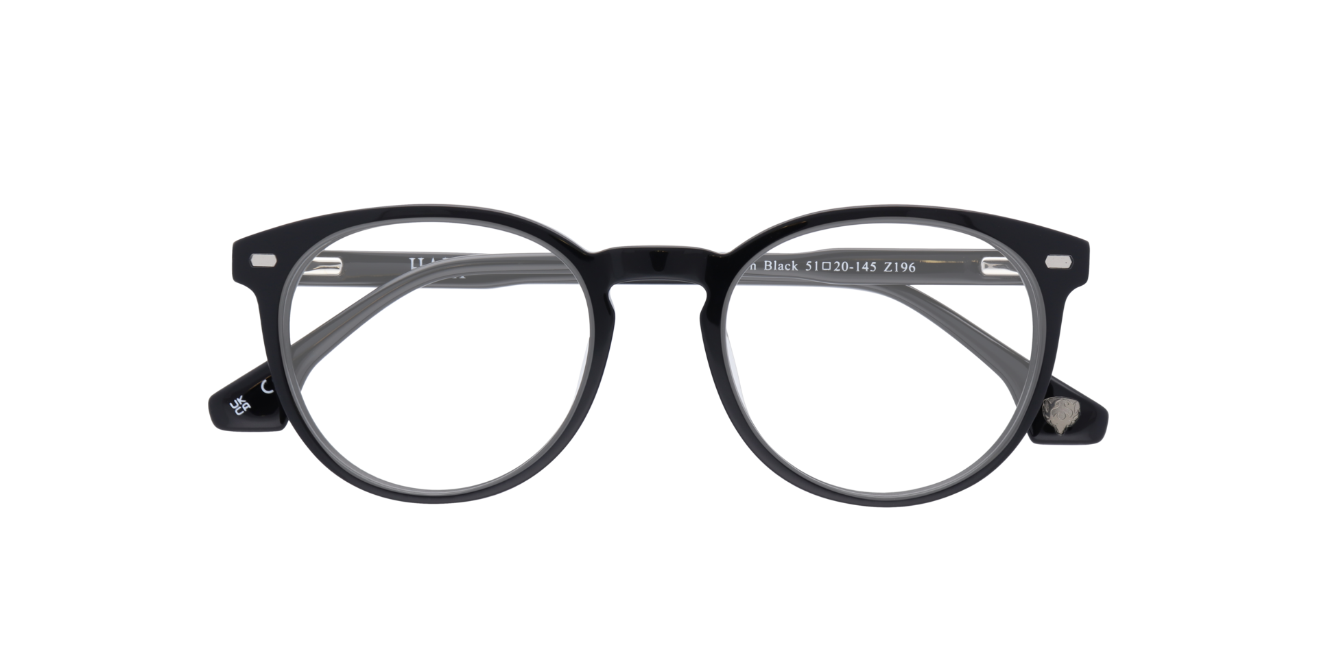 Gibson Black AcetateEyeglass Frames for Glasses Direct, Closed View