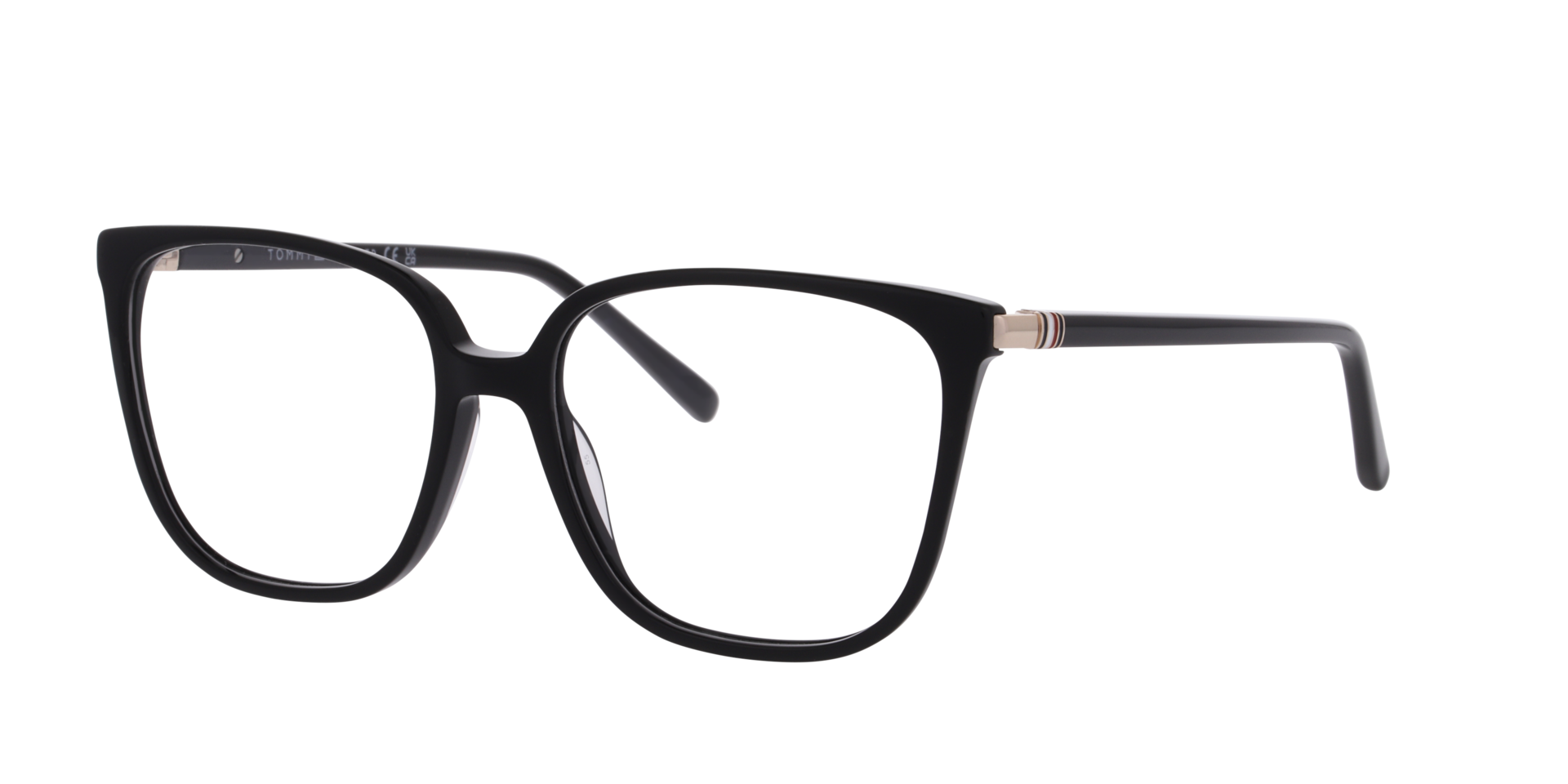 TH 2353 Black AcetateEyeglass Frames for Glasses Direct, Angle View