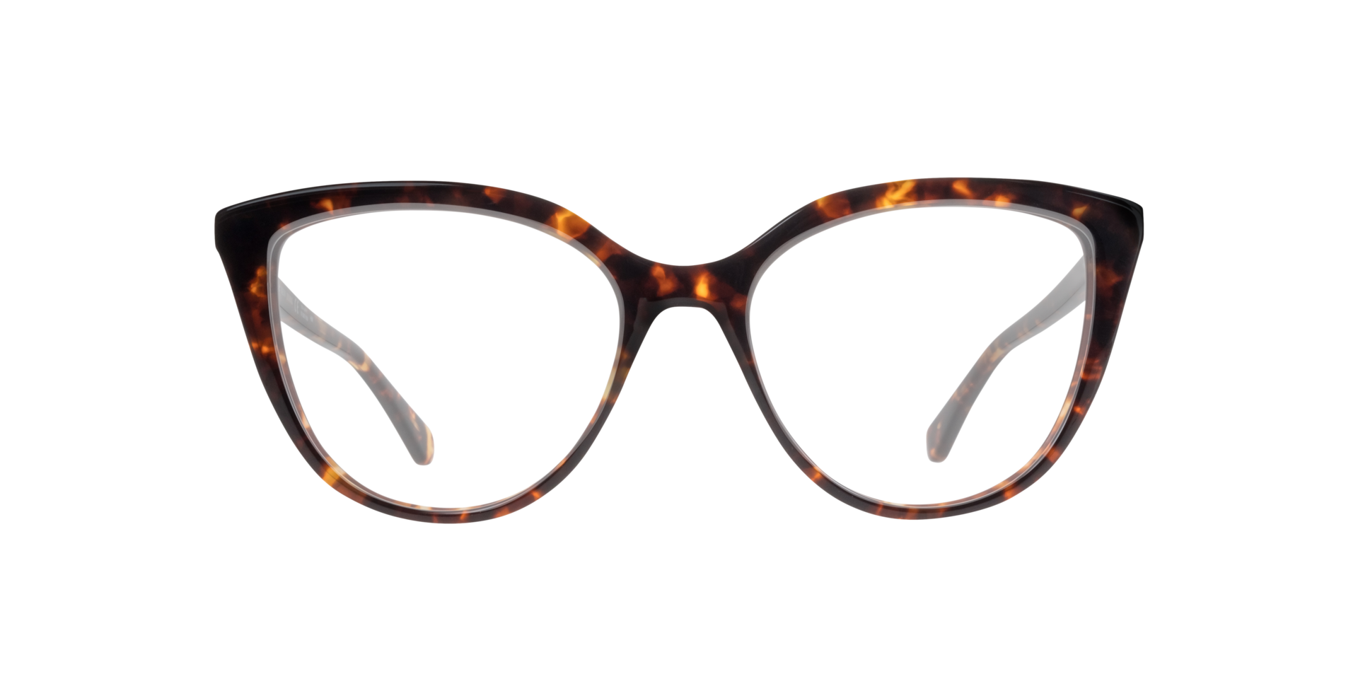Hana Tortoise AcetateEyeglass Frames for Glasses Direct, Front View