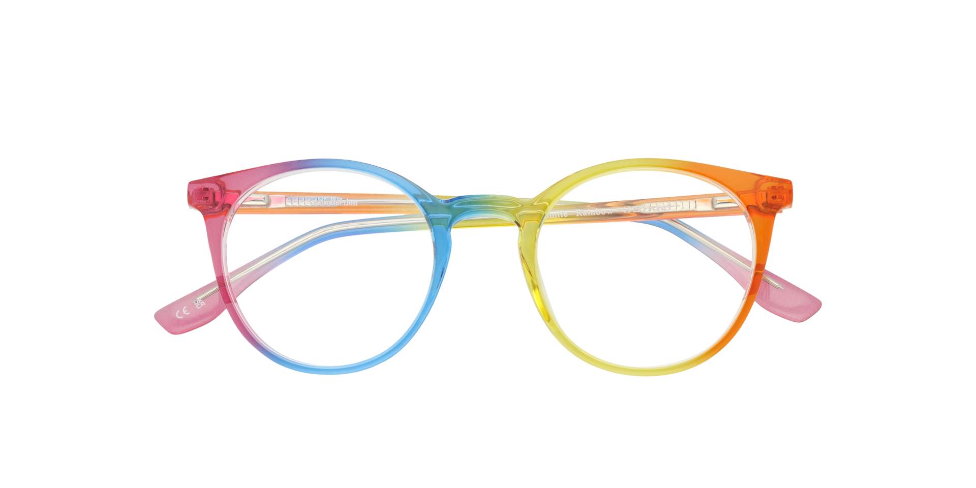 Smile Rainbow PlasticEyeglass Frames for Glasses Direct, Closed View