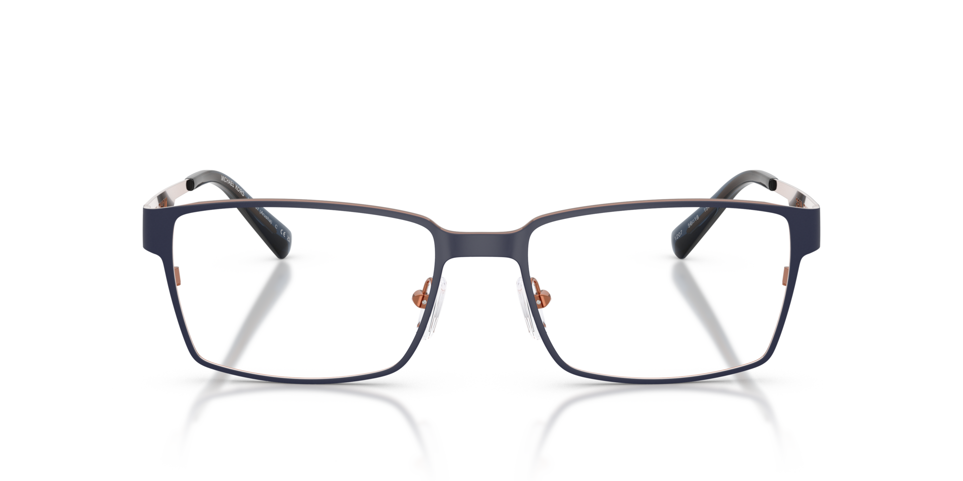 MK3107 Navy MetalEyeglass Frames for Glasses Direct, Front View
