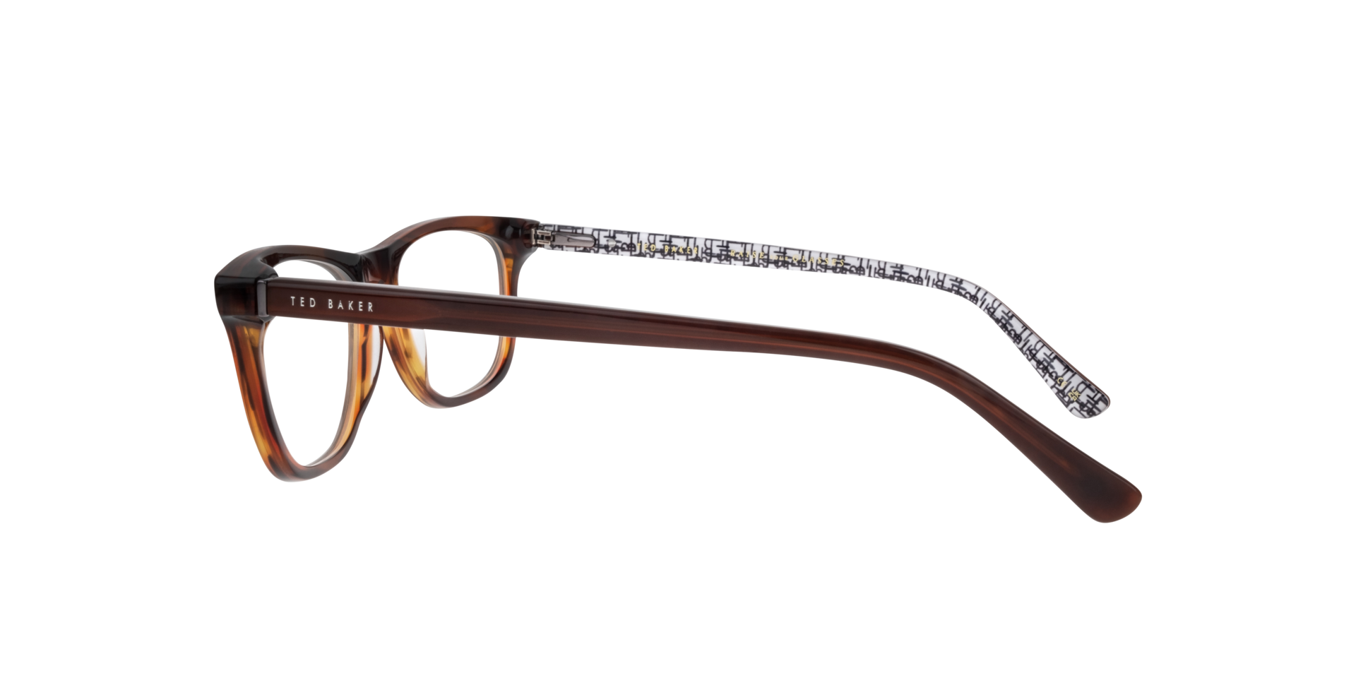 TB8262 Brown AcetateEyeglass Frames for Glasses Direct, Side View