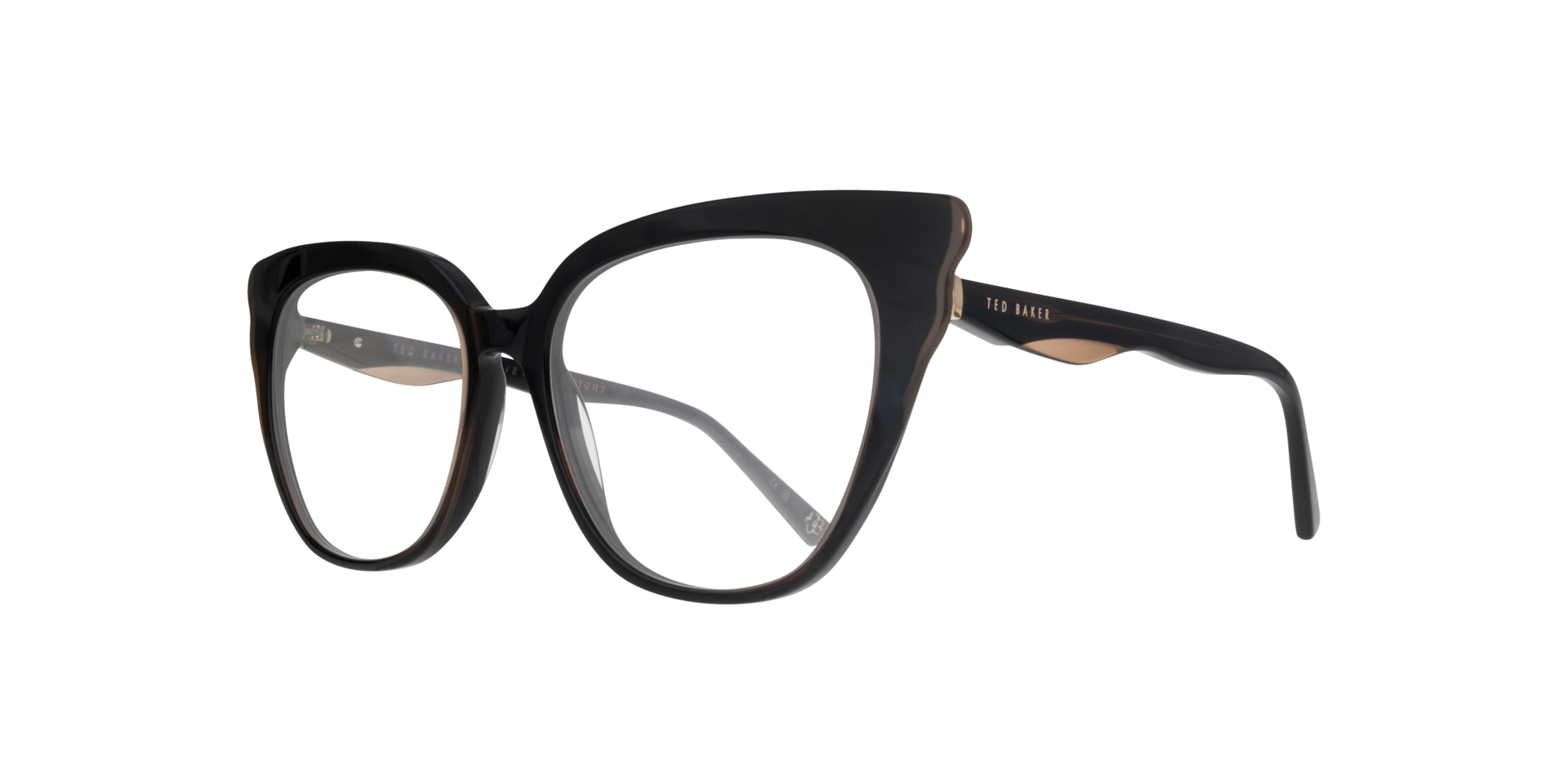 TB9230 Black AcetateEyeglass Frames for Glasses Direct, Angle View