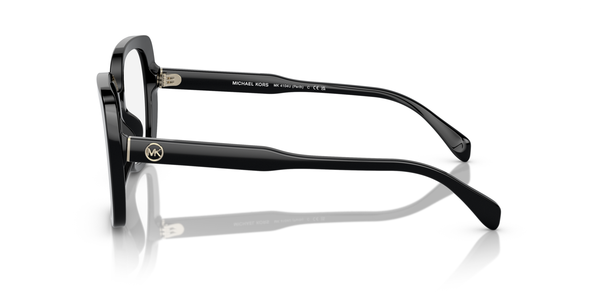 MK4104U Black AcetateEyeglass Frames for Glasses Direct, Side View