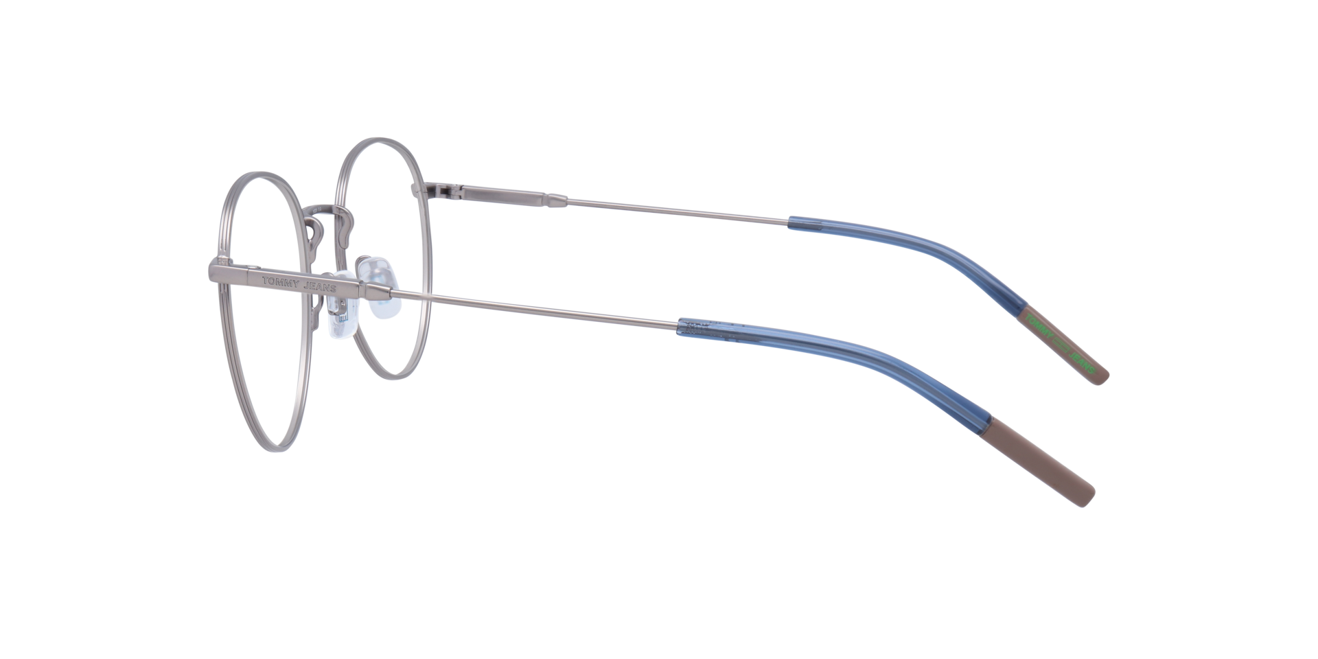 TJ 0089 Silver MetalEyeglass Frames for Glasses Direct, Side View