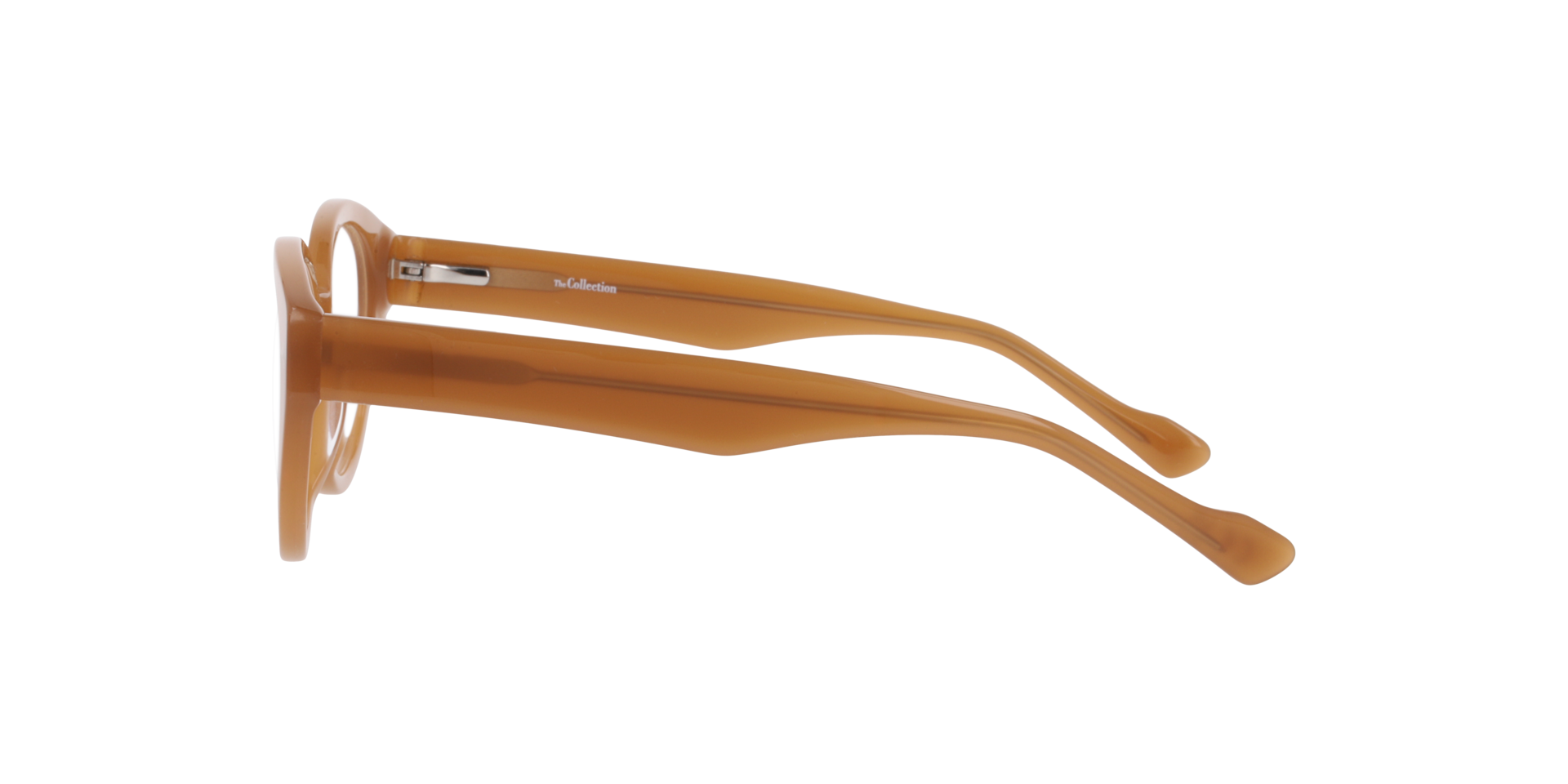 Melody Milky Brown AcetateEyeglass Frames for Glasses Direct, Side View
