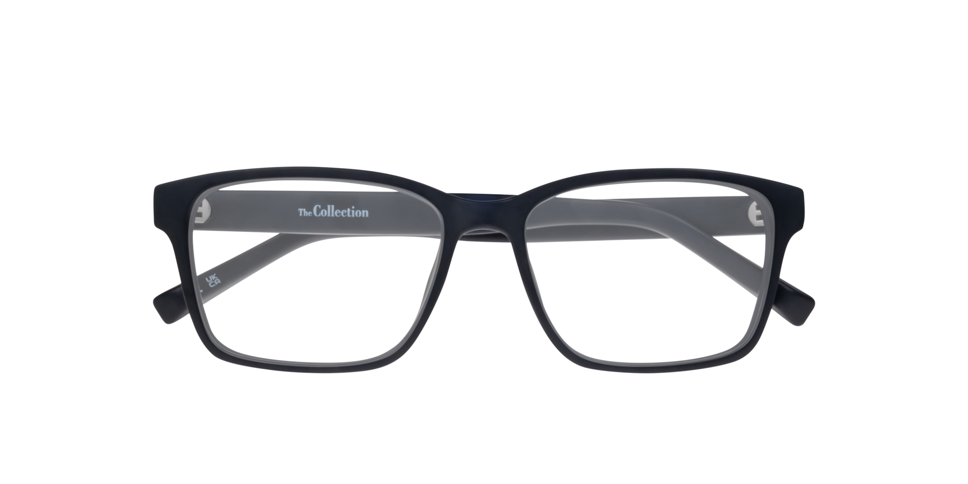 Harry Matte Black PlasticEyeglass Frames for Glasses Direct, Closed View
