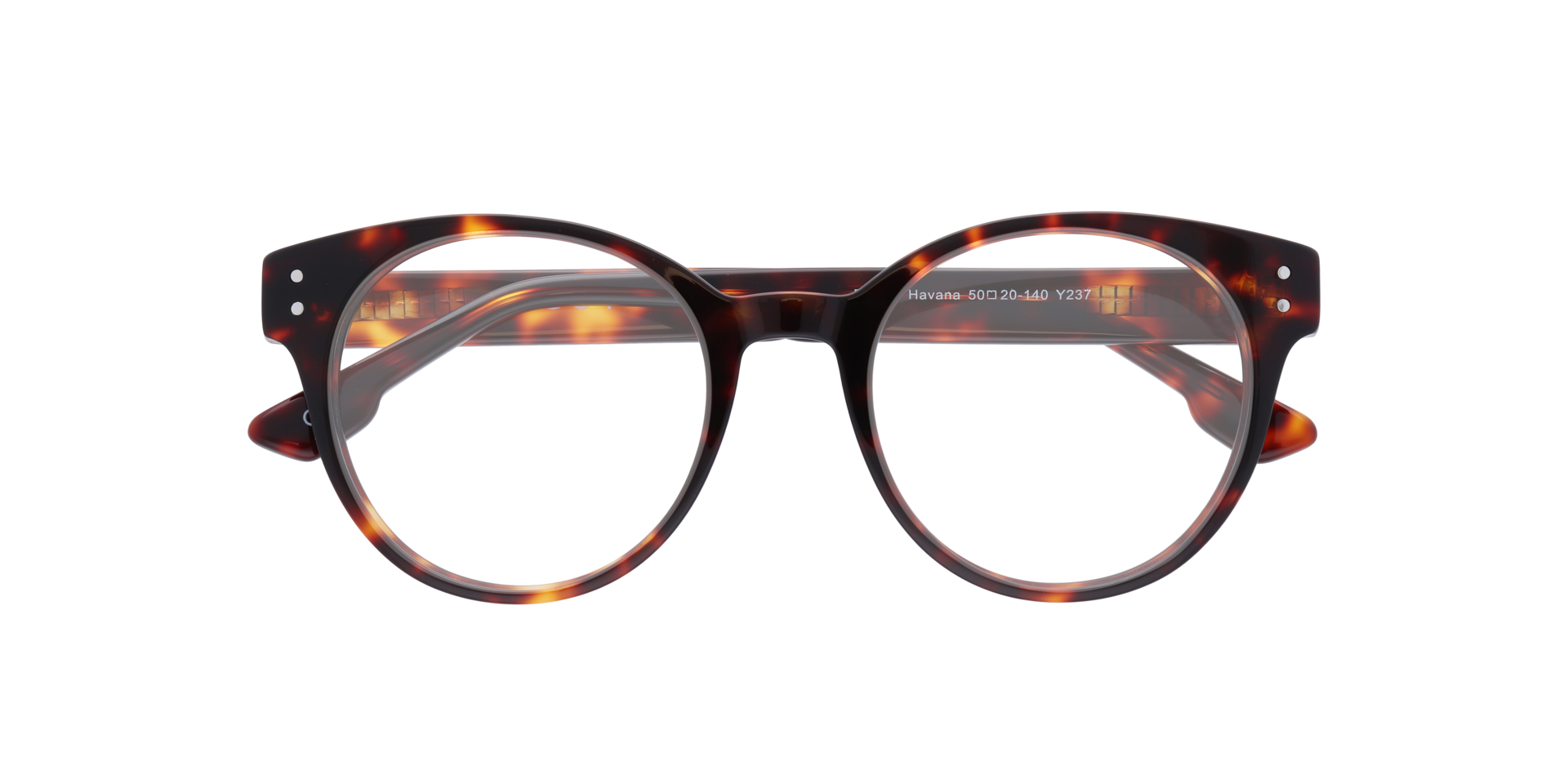Emelia Havana AcetateEyeglass Frames for Glasses Direct, Closed View