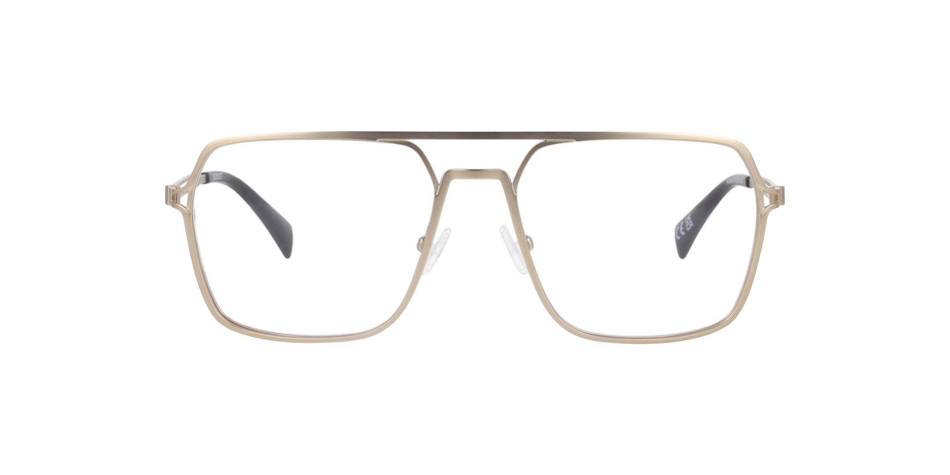 Mckinlay Gold MetalEyeglass Frames for Glasses Direct, Front View