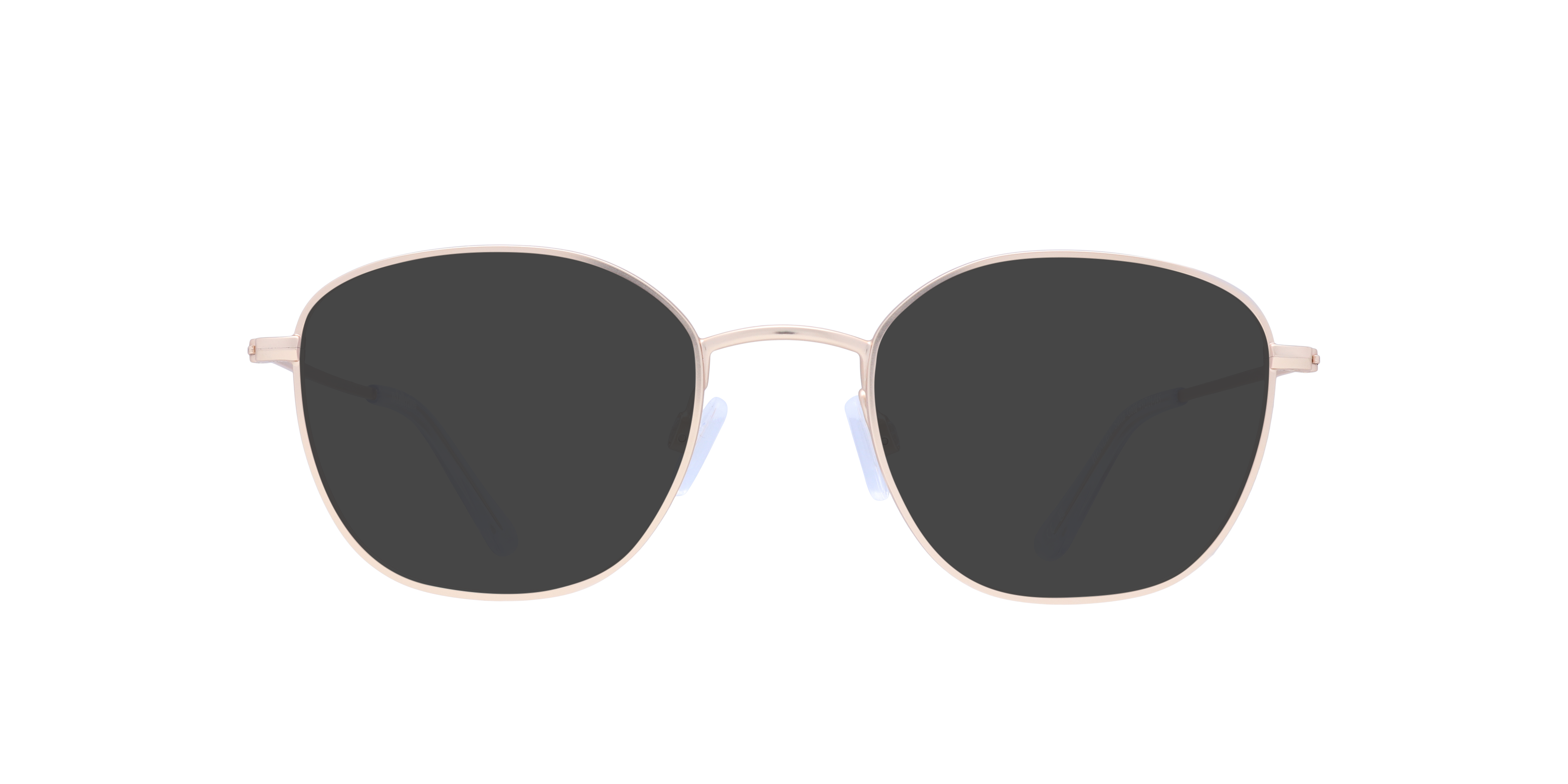 Henley Satin Gold MetalEyeglass Frames for Glasses Direct, with Tinted Lenses