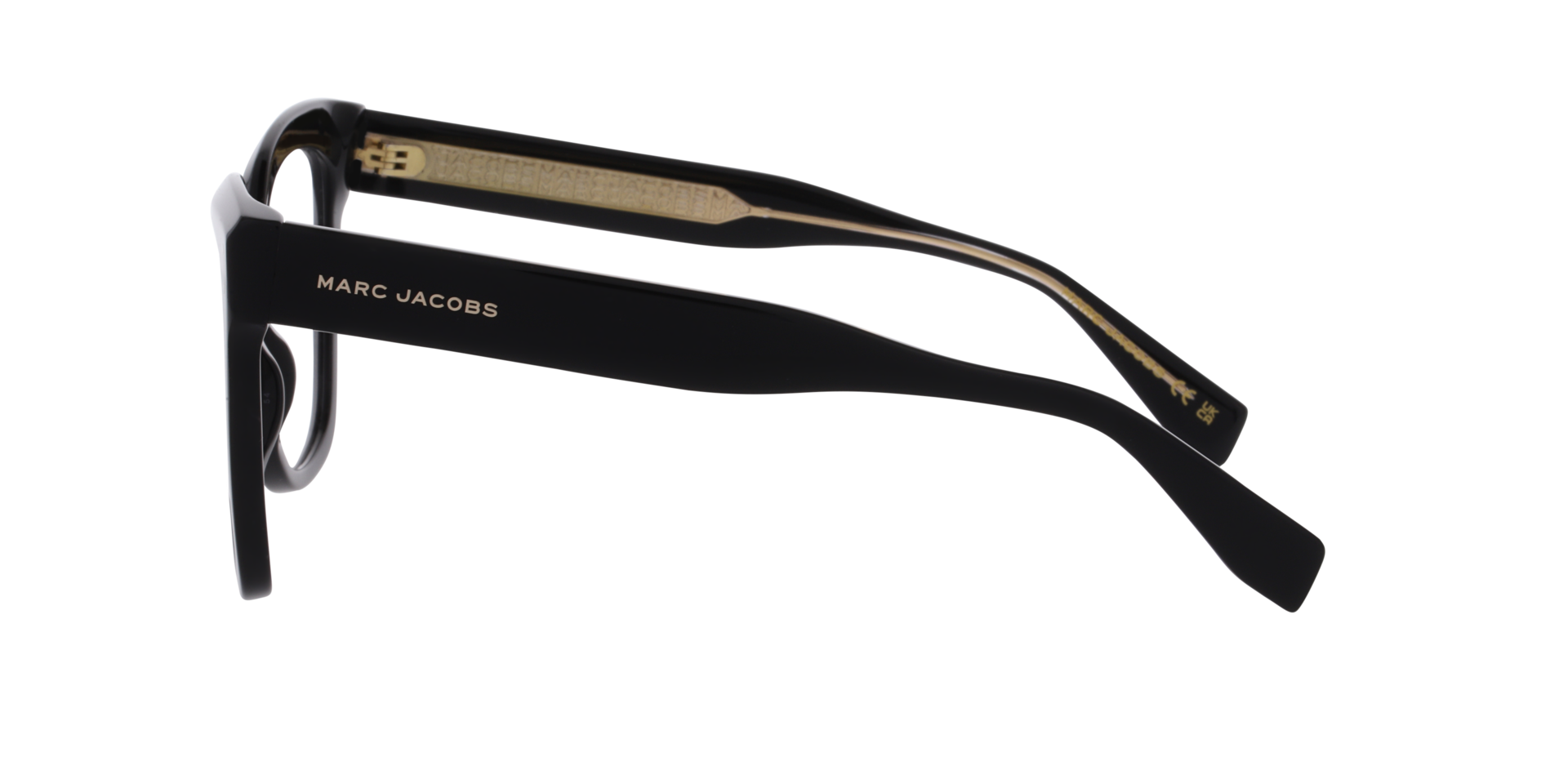 MJ 1142 Black AcetateEyeglass Frames for Glasses Direct, Side View