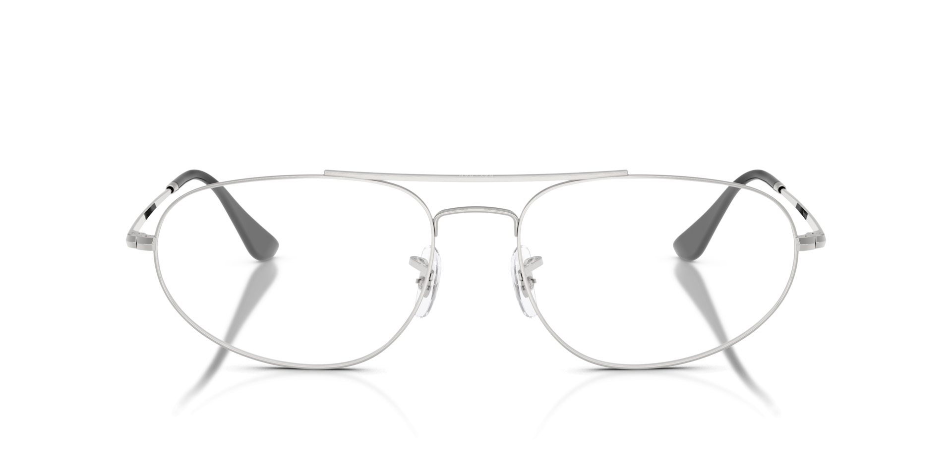 RB6645 Silver MetalEyeglass Frames for Glasses Direct, Front View