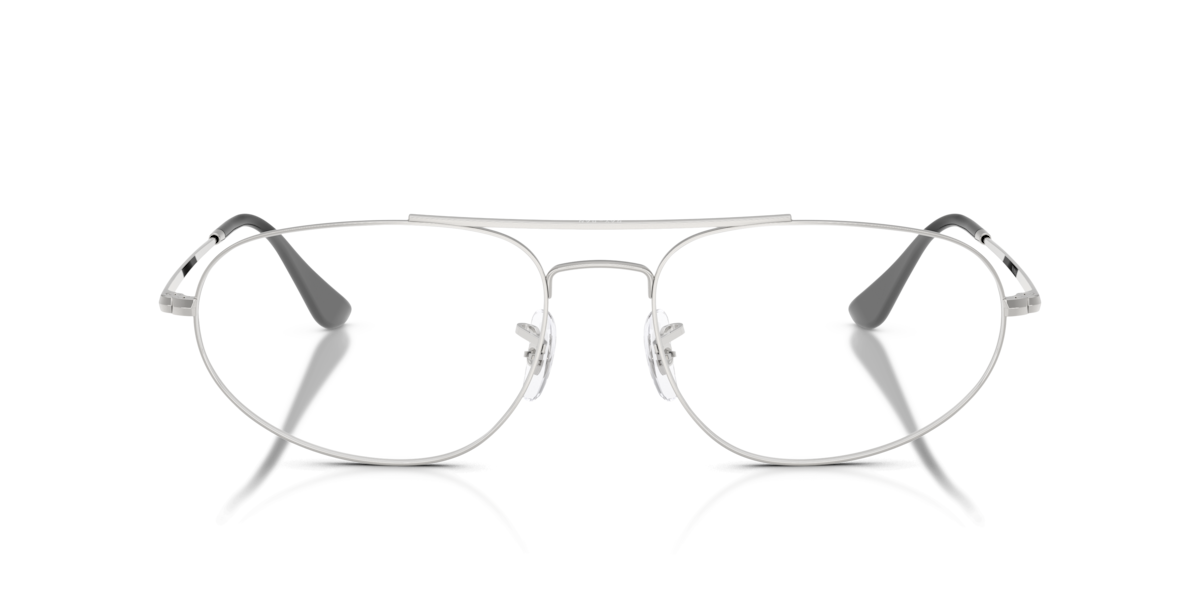 Ray-Ban Unisex Silver Irregular Metal Eyeglasses Online - Full Rim - Rb6645