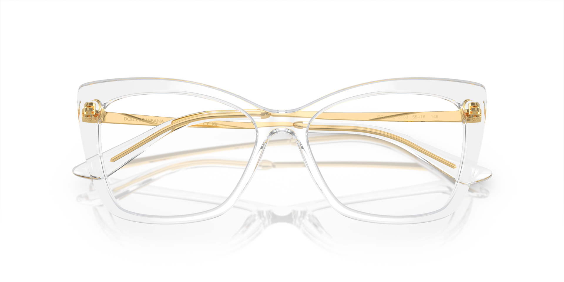 DG3348 Crystal AcetateEyeglass Frames for Glasses Direct, Closed View