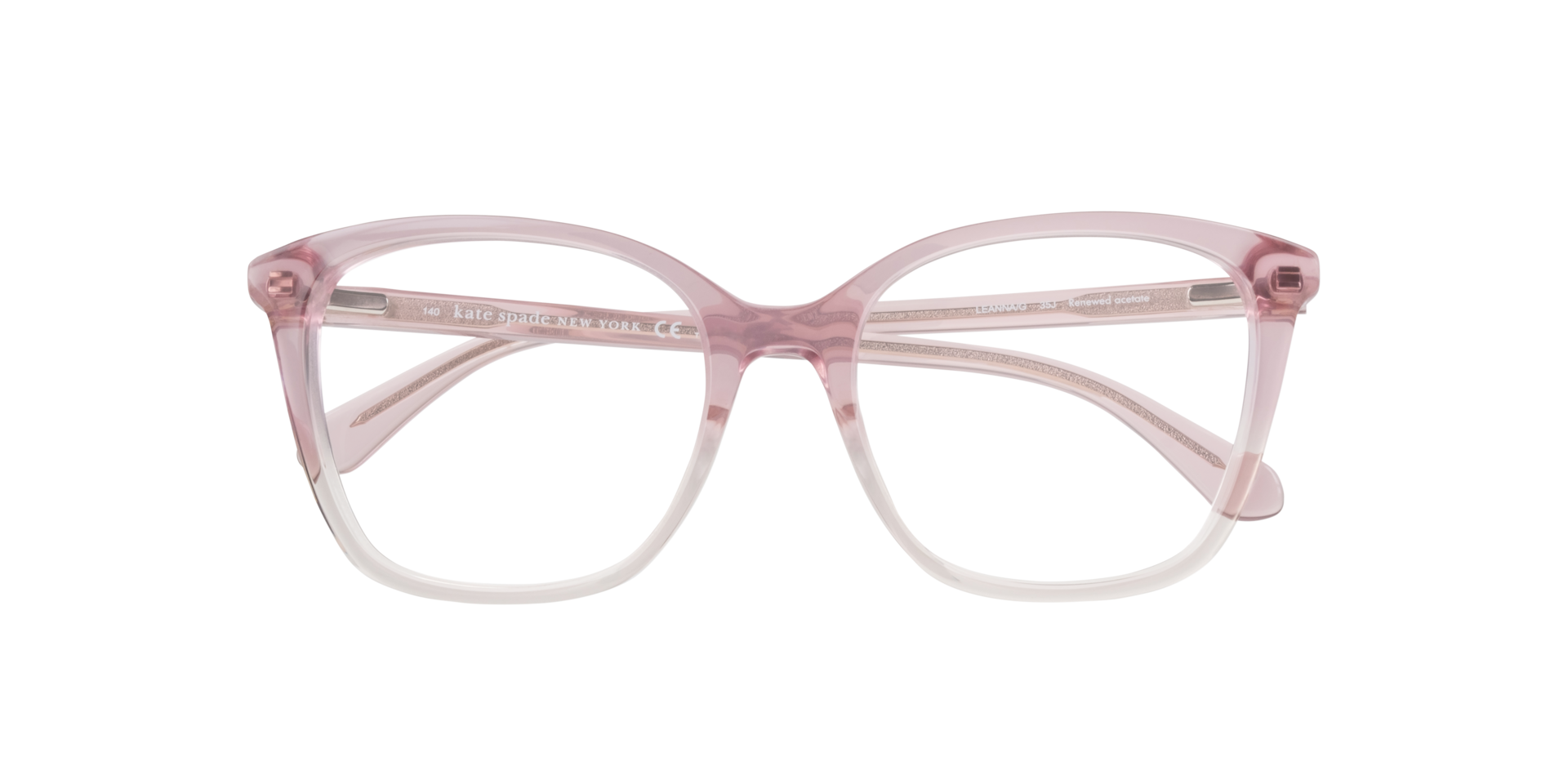 Leanna/G Pink AcetateEyeglass Frames for Glasses Direct, Closed View