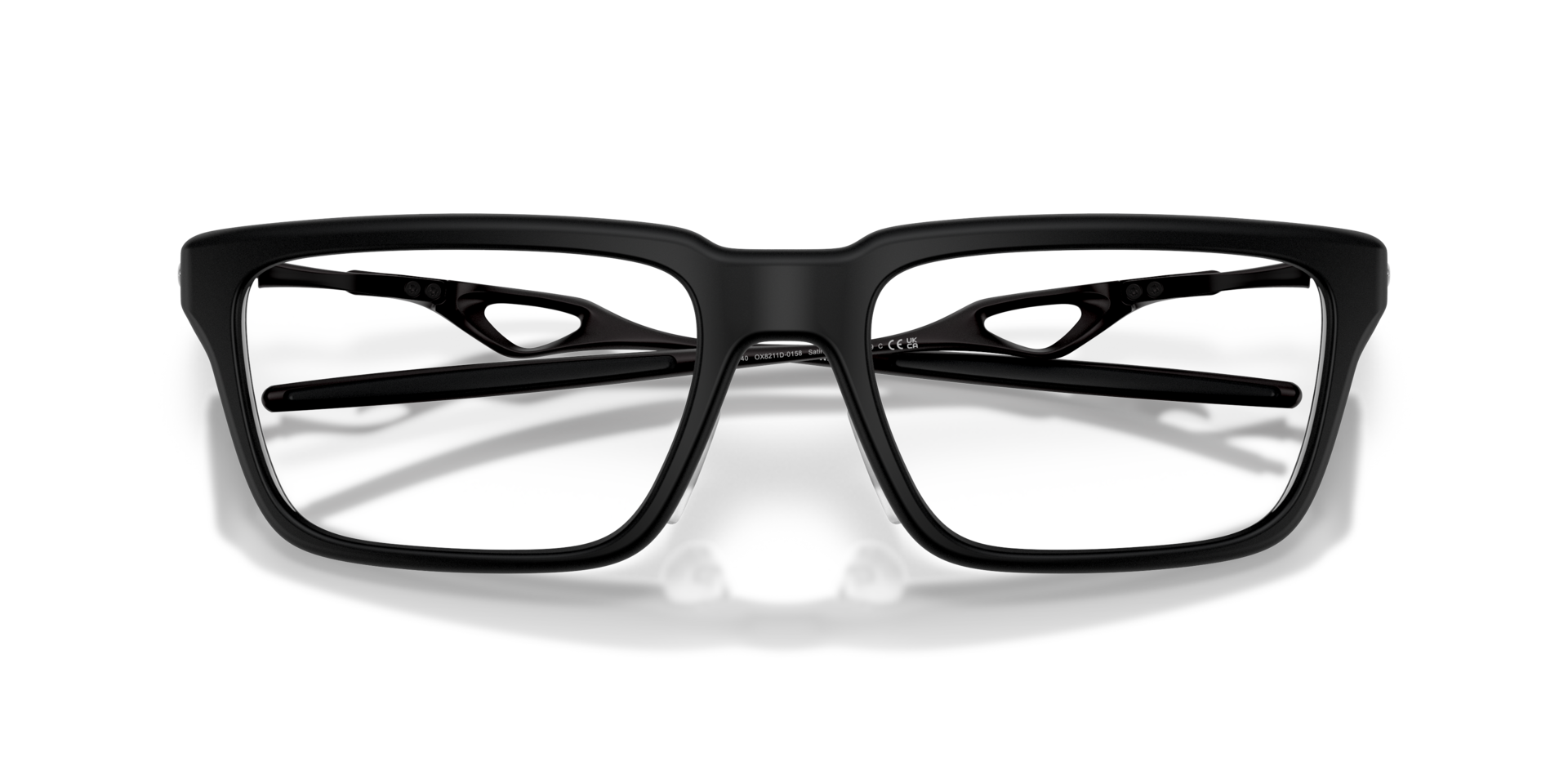 Neoture SQ Satin Black PlasticEyeglass Frames for Glasses Direct, Closed View