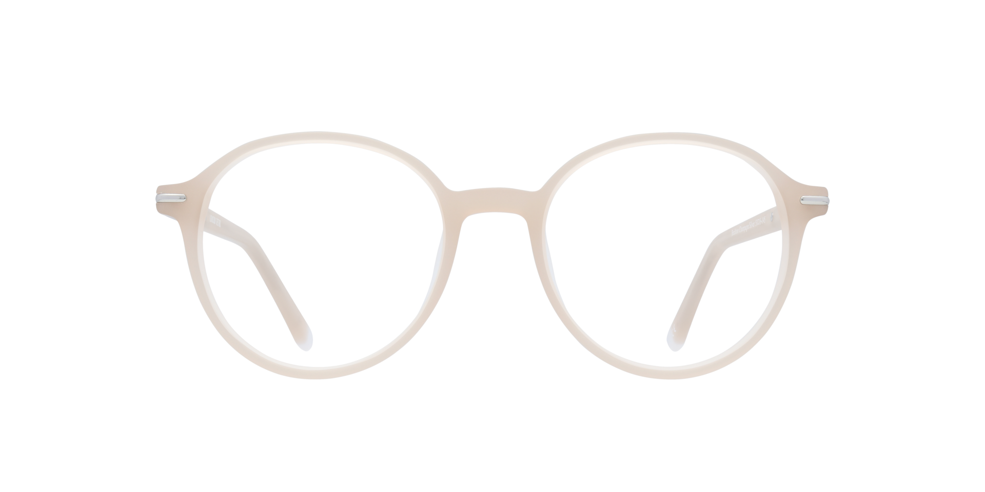 Beckton Champagne & Silver AcetateEyeglass Frames for Glasses Direct, Front View