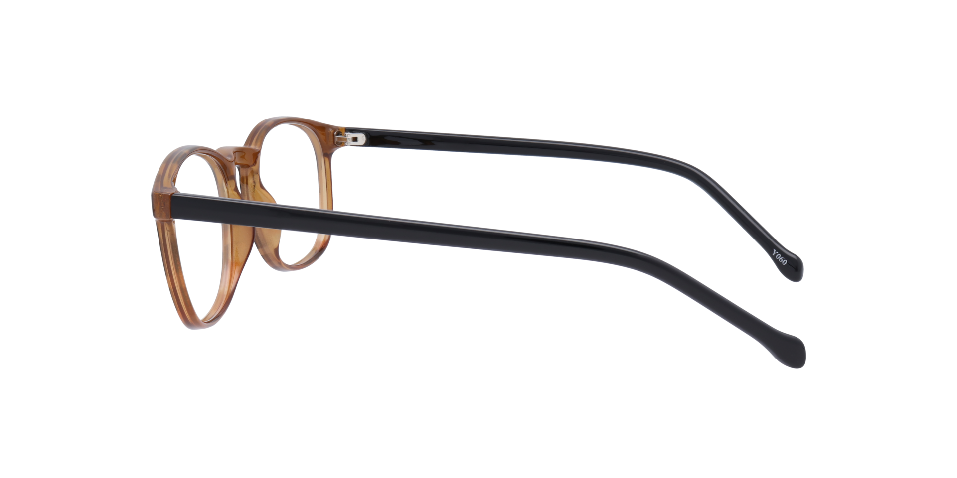Delaney Havana PlasticEyeglass Frames for Glasses Direct, Side View