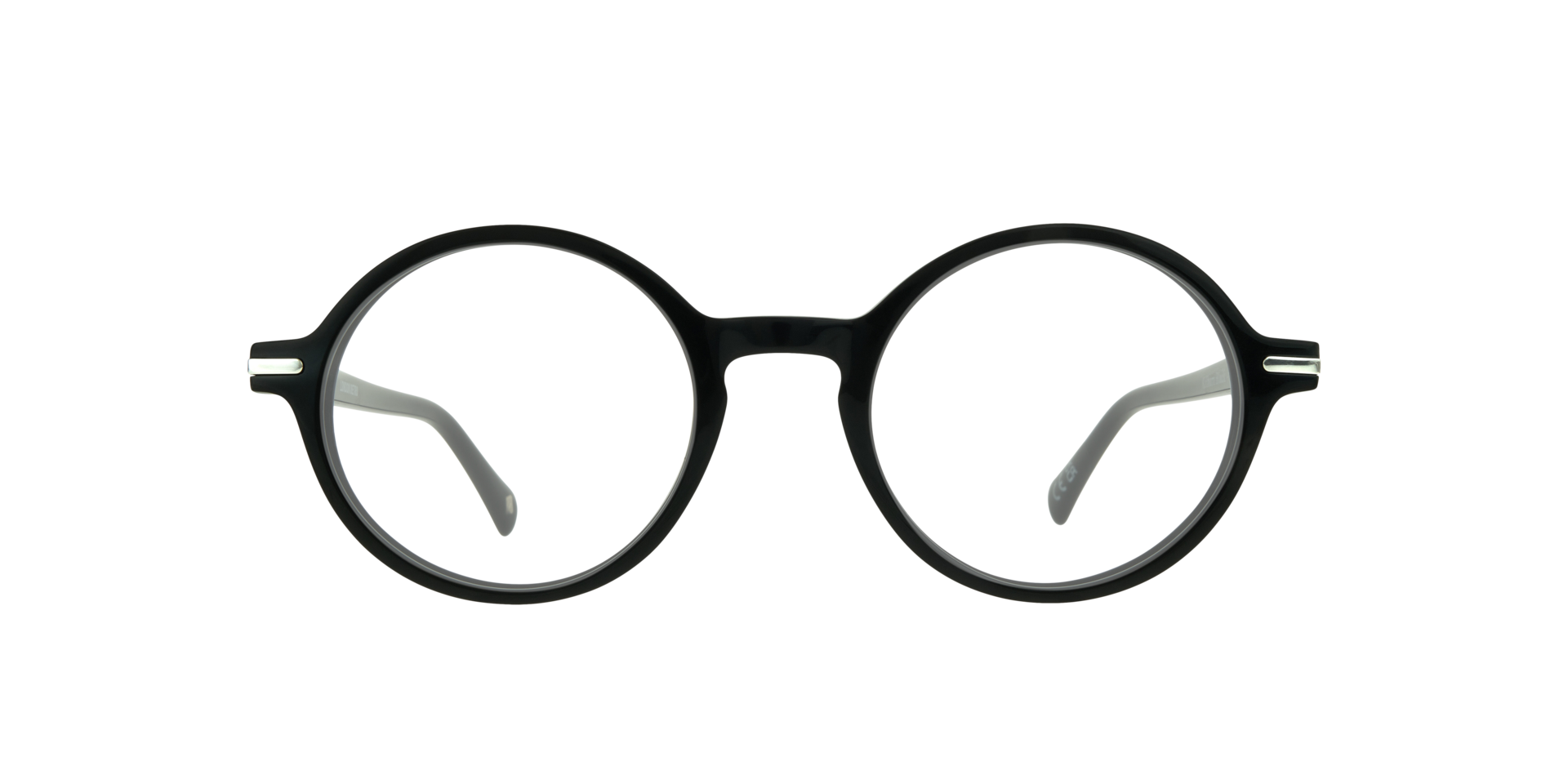 Kilburn Black AcetateEyeglass Frames for Glasses Direct, Front View