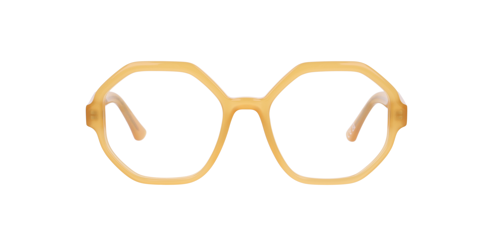 Mabel Milky Orange AcetateEyeglass Frames for Glasses Direct, Front View