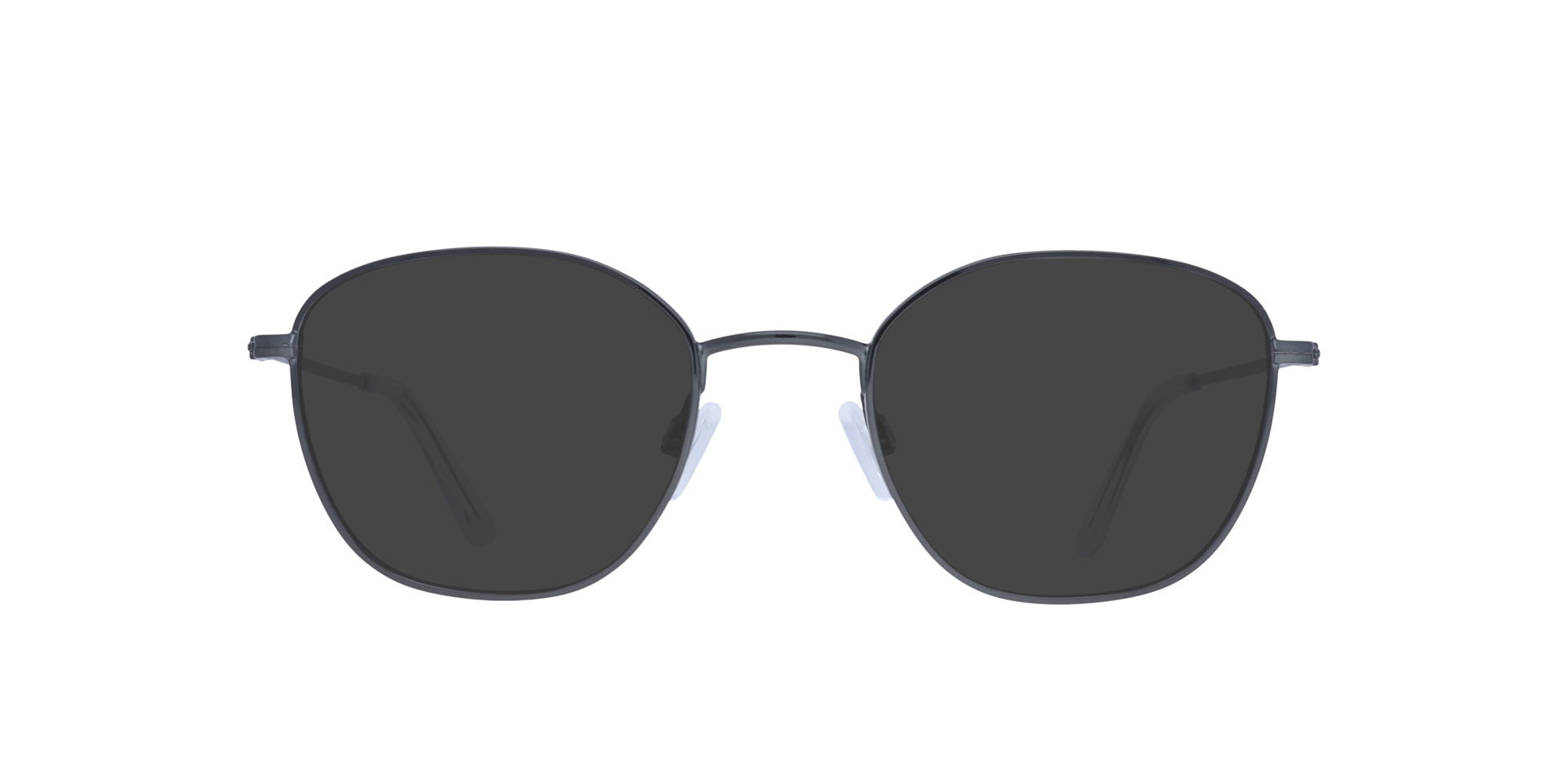 Henley Shiny Black MetalEyeglass Frames for Glasses Direct, with Tinted Lenses