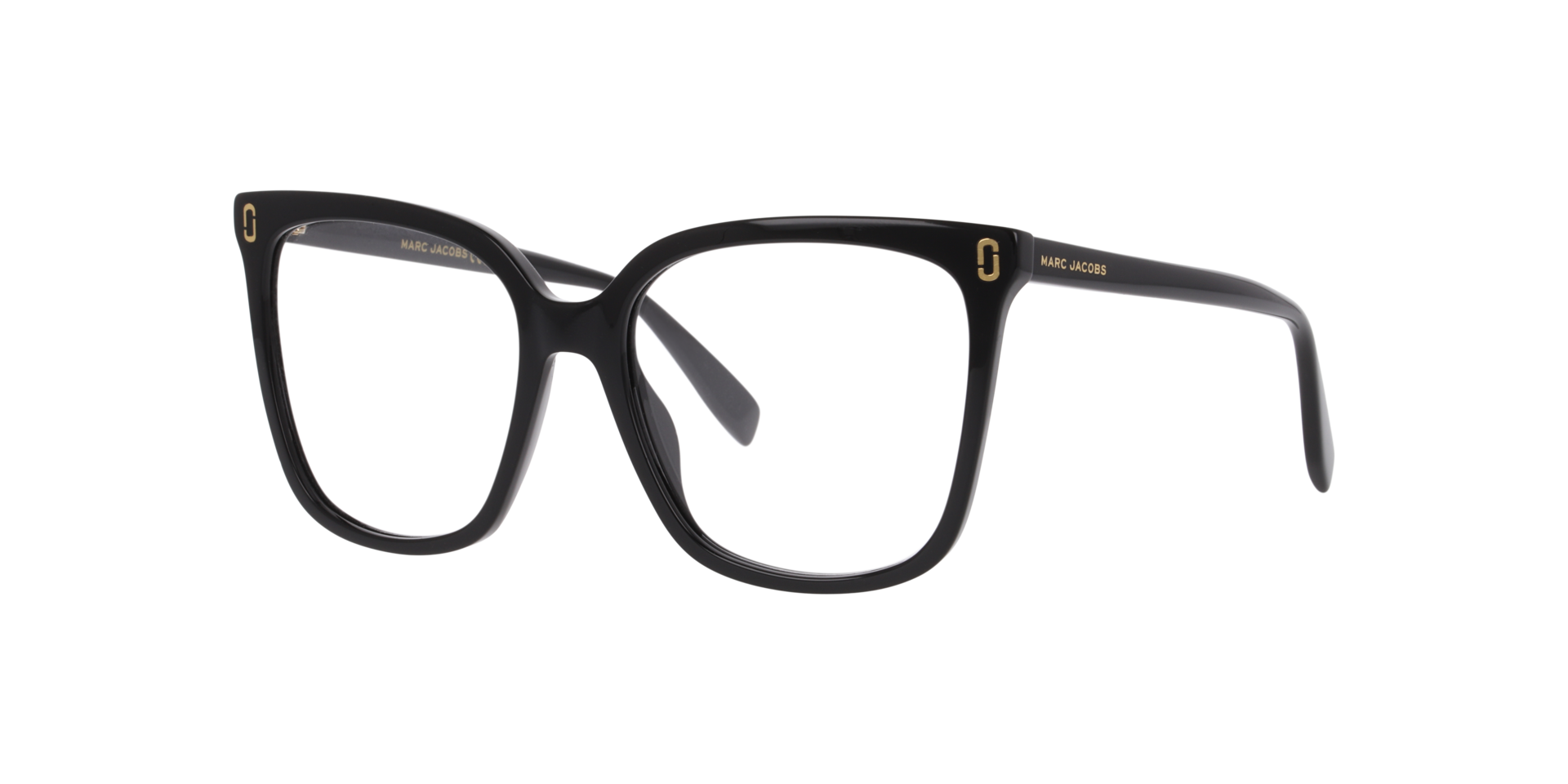MJ 1130 Black AcetateEyeglass Frames for Glasses Direct, Angle View
