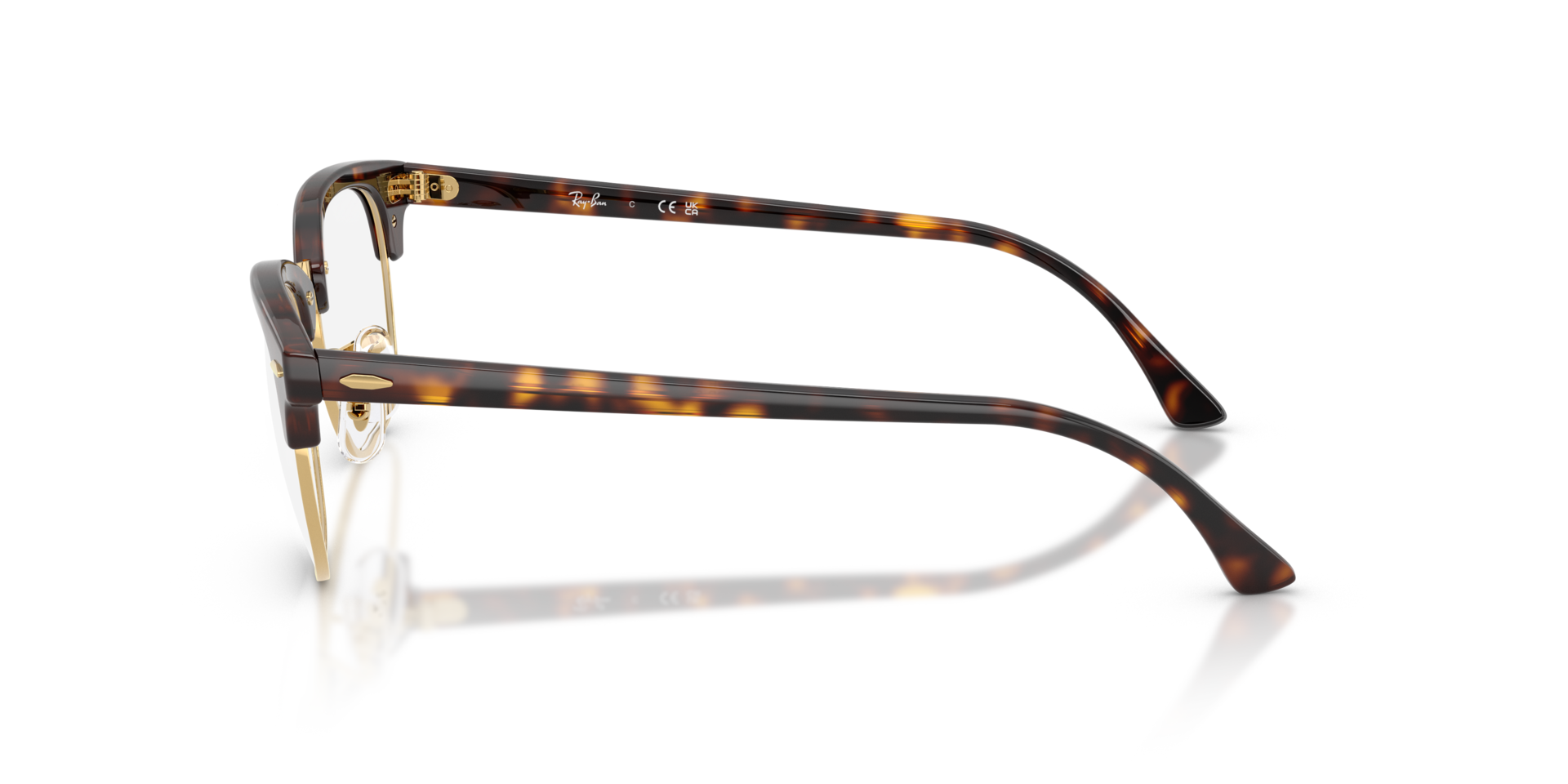 RB5154 Havana & Gold AcetateEyeglass Frames for Glasses Direct, Side View