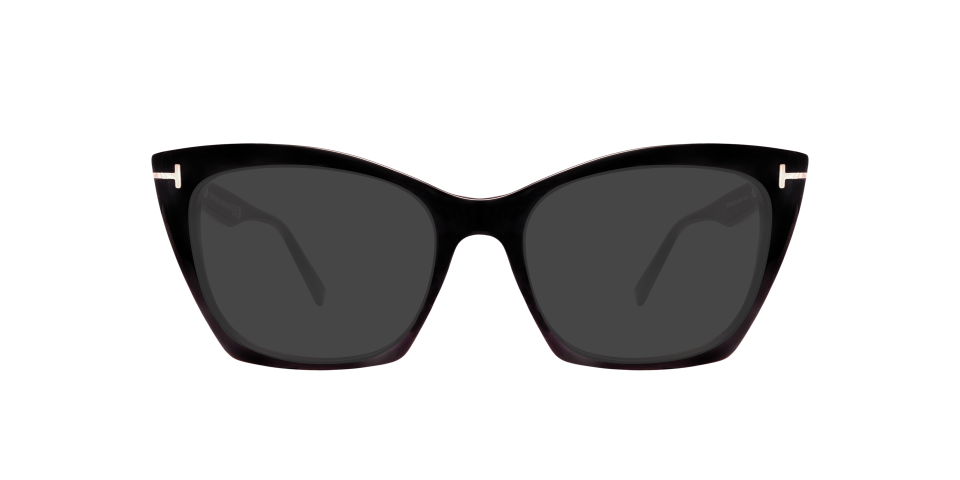 FT5709-B Black Shiny AcetateEyeglass Frames for Glasses Direct, with Tinted Lenses