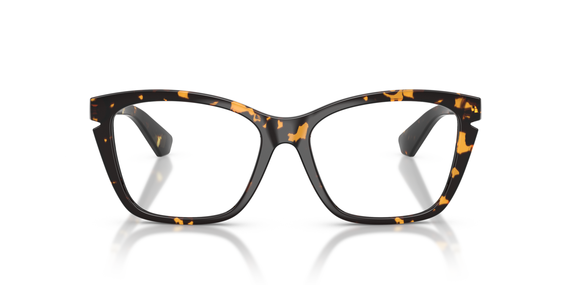 BE2427U Yellow Havana PlasticEyeglass Frames for Glasses Direct, Front View