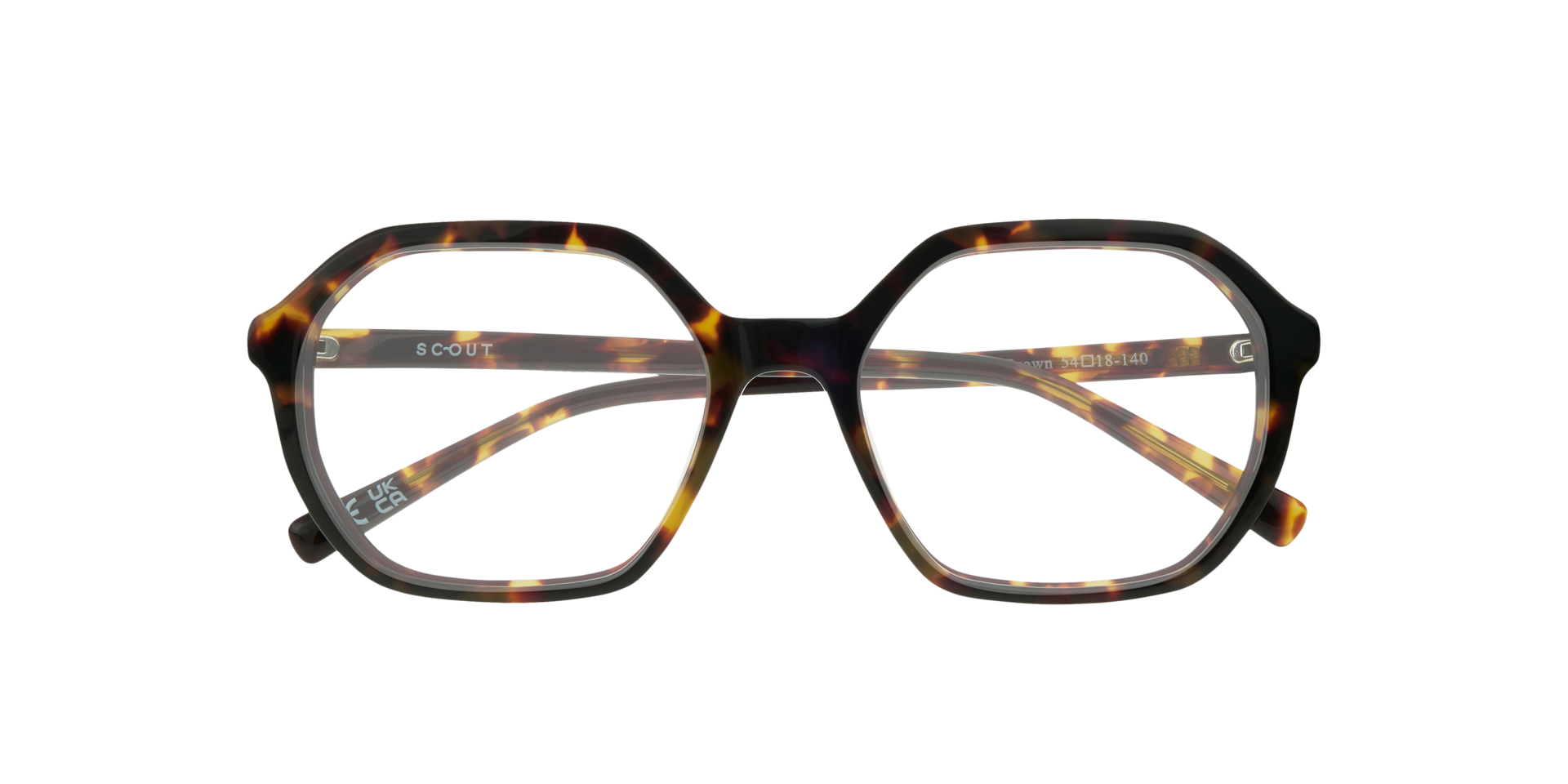 Lola Havana & Brown AcetateEyeglass Frames for Glasses Direct, Closed View