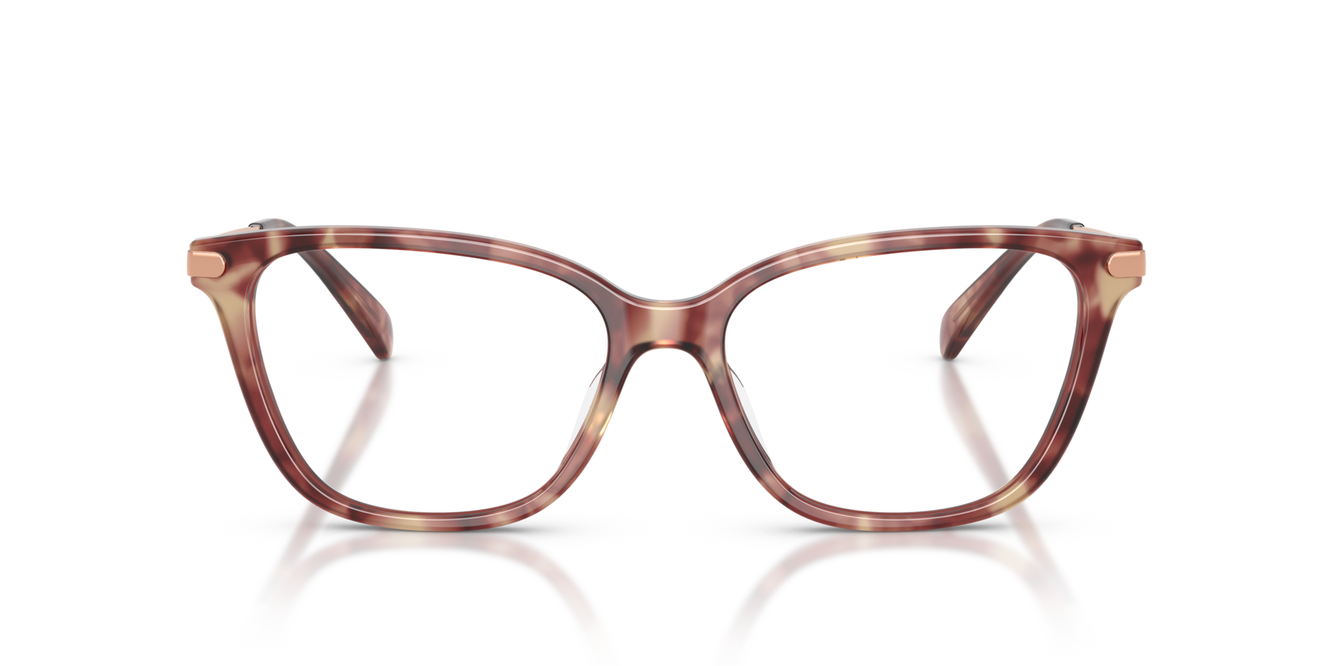 HC6303U Purple Tortoise AcetateEyeglass Frames for Glasses Direct, Front View