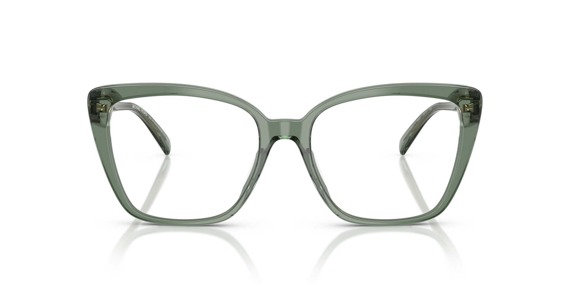 MK4110U Smokey Olive Transparent AcetateEyeglass Frames for Glasses Direct, Front View