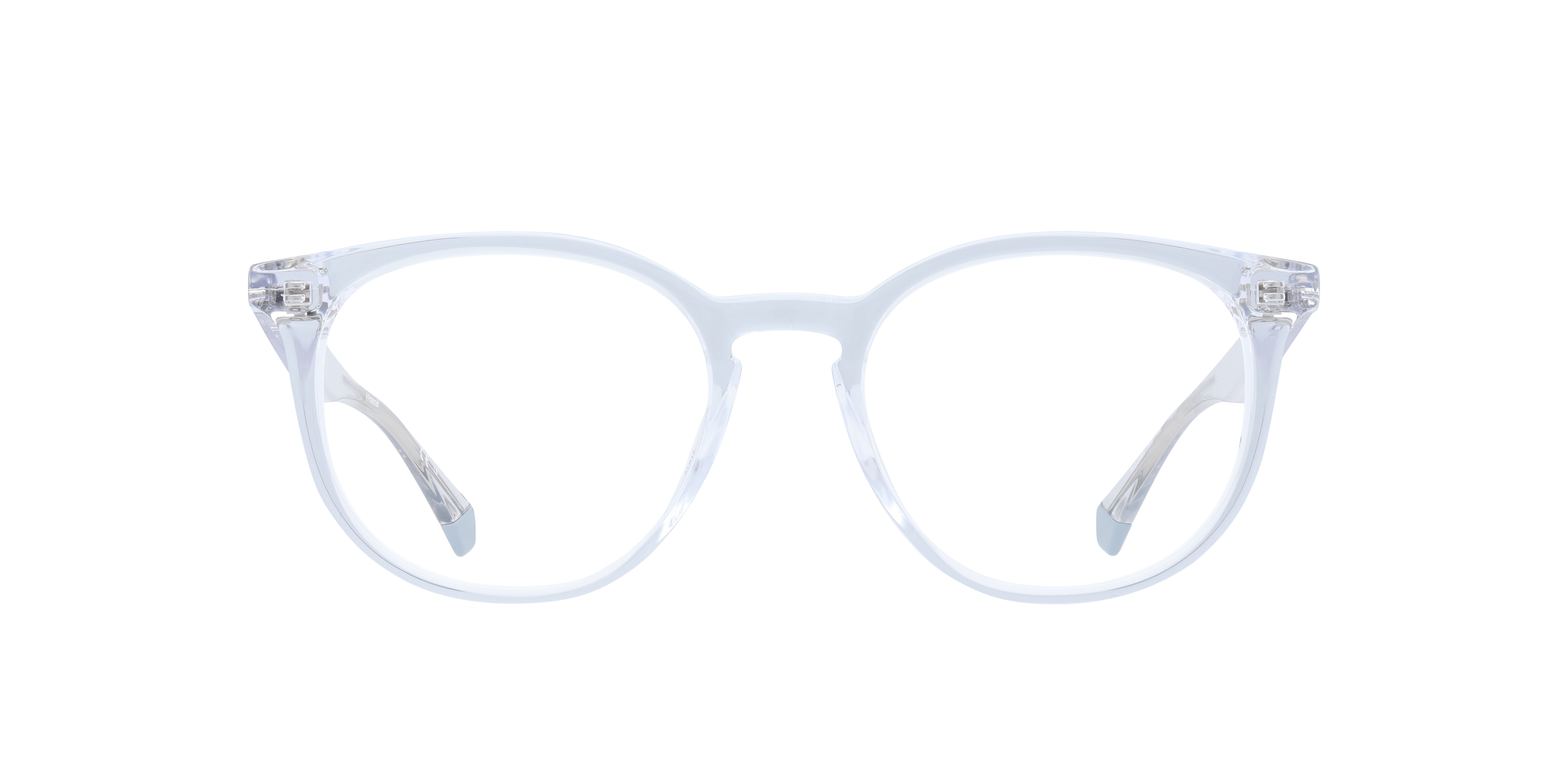 PLD D381 Clear PlasticEyeglass Frames for Glasses Direct, Front View