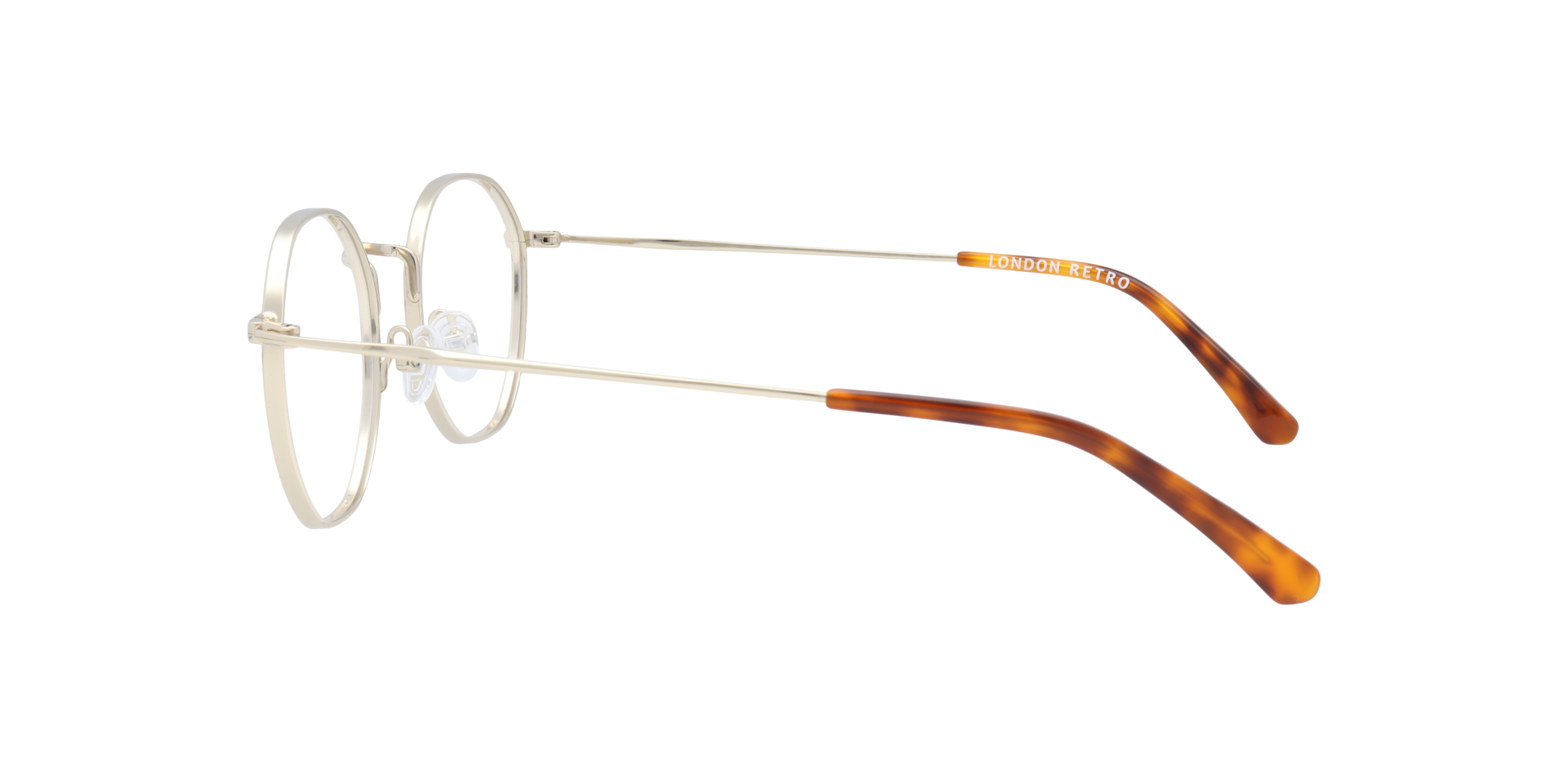 Radley Gold MetalEyeglass Frames for Glasses Direct, Side View