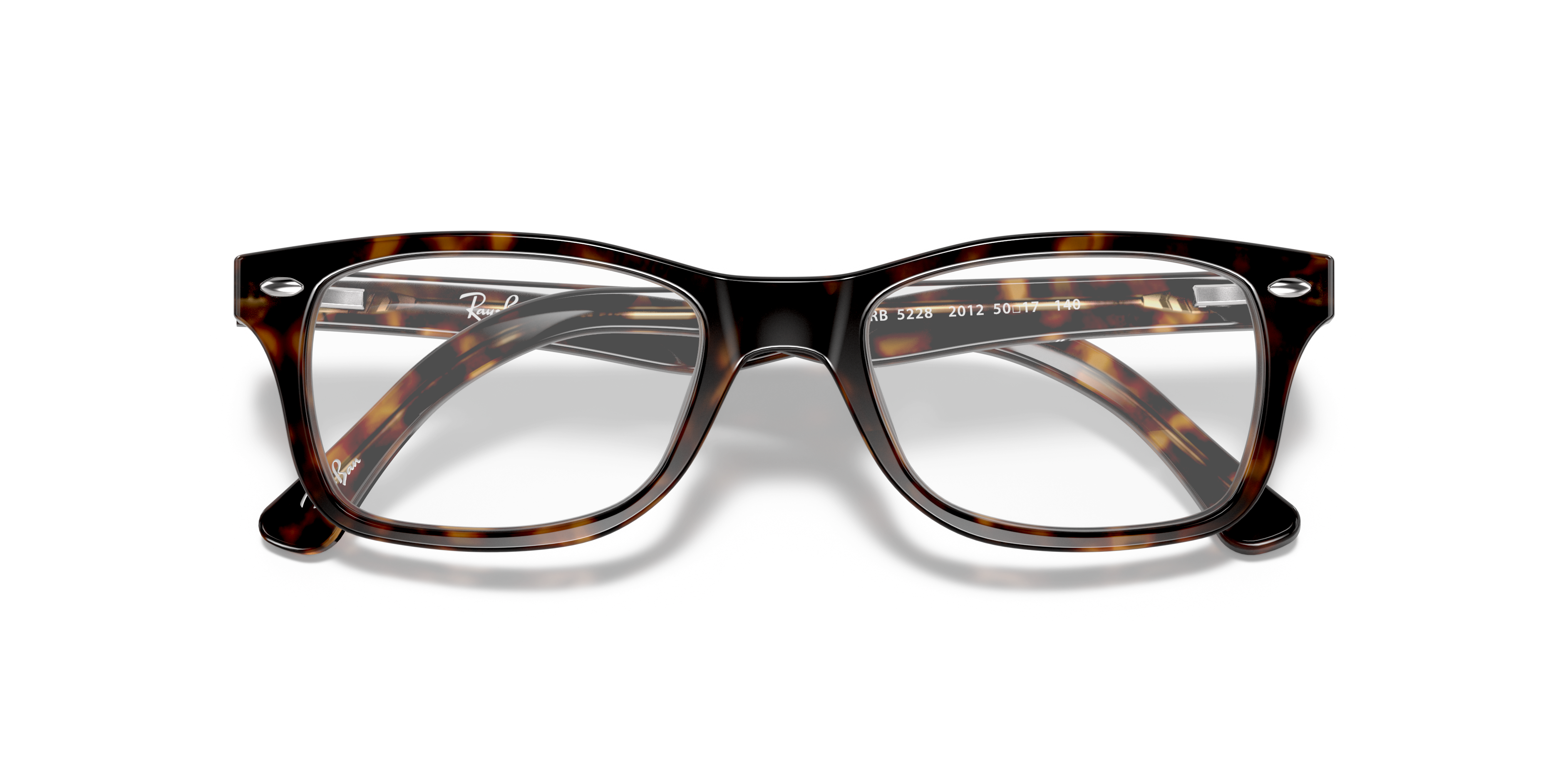 RB5228 Dark Havana AcetateEyeglass Frames for Glasses Direct, Closed View