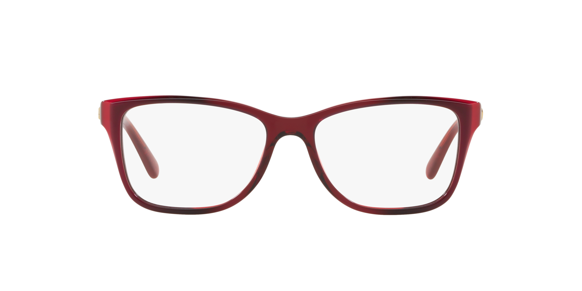 HC6129 Burgundy Laminate AcetateEyeglass Frames for Glasses Direct, Front View