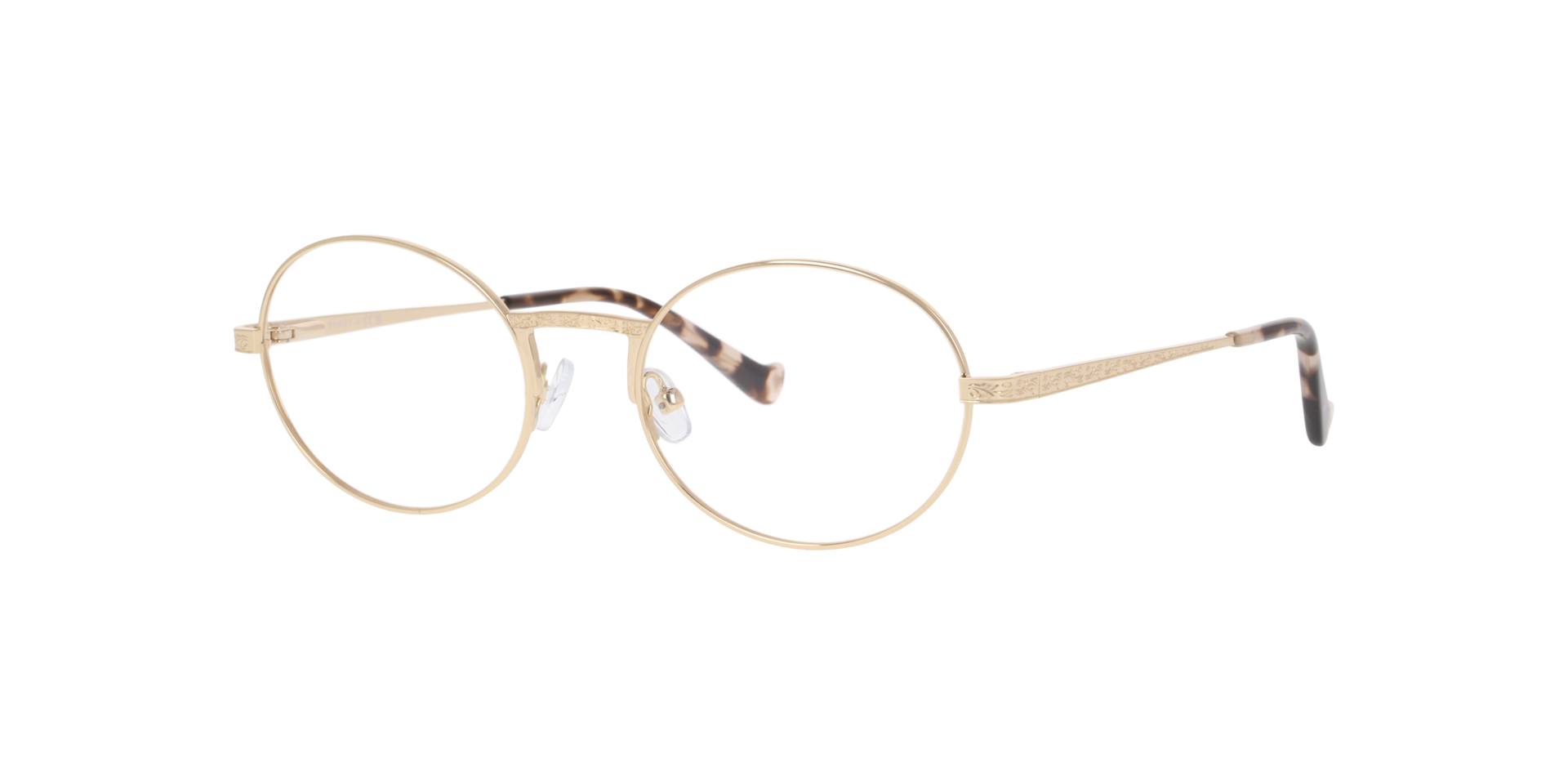 Niko Gold MetalEyeglass Frames for Glasses Direct, Angle View