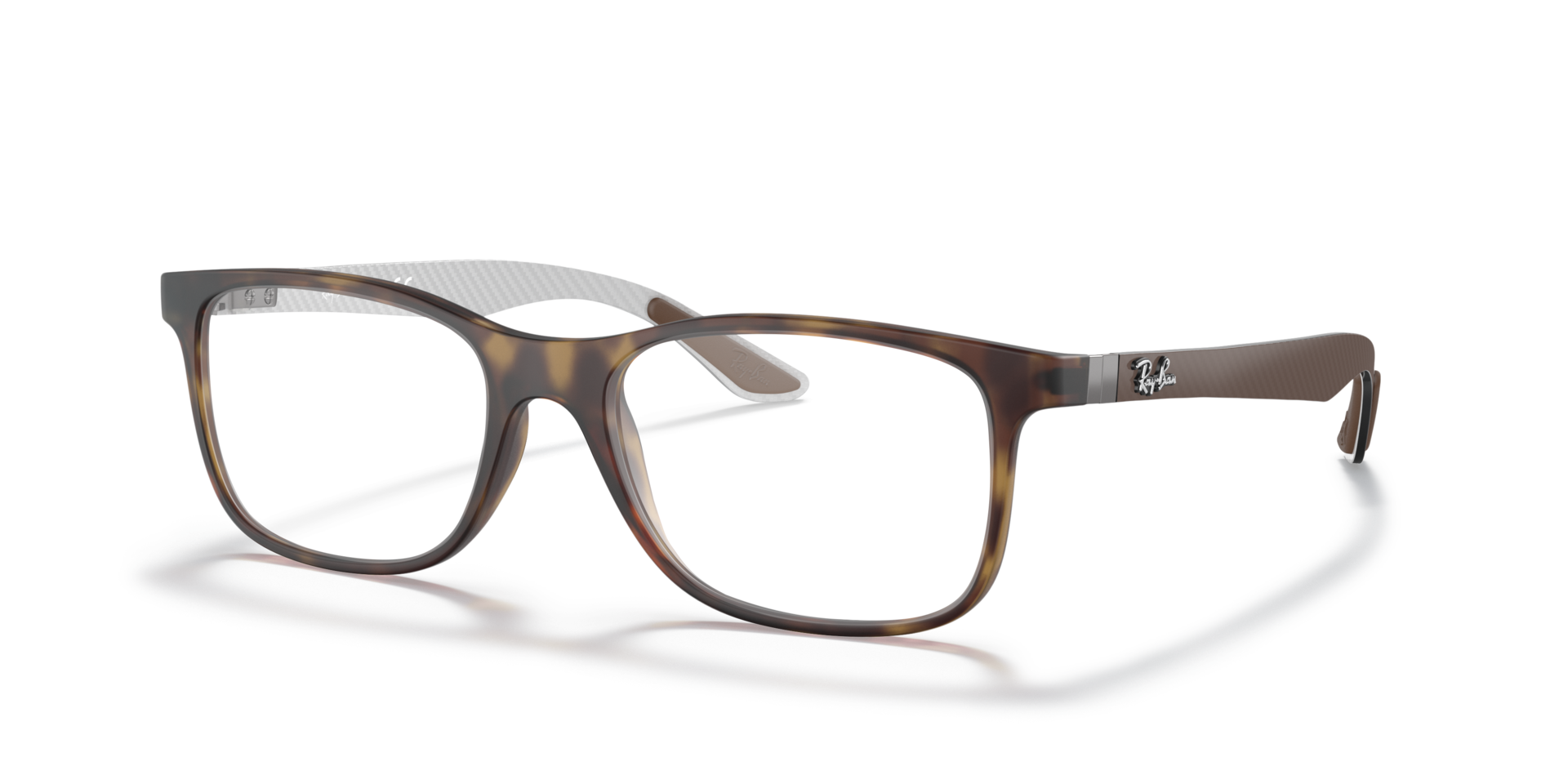 RB8903 Havana PlasticSunglass Frames for Glasses Direct, Angle View