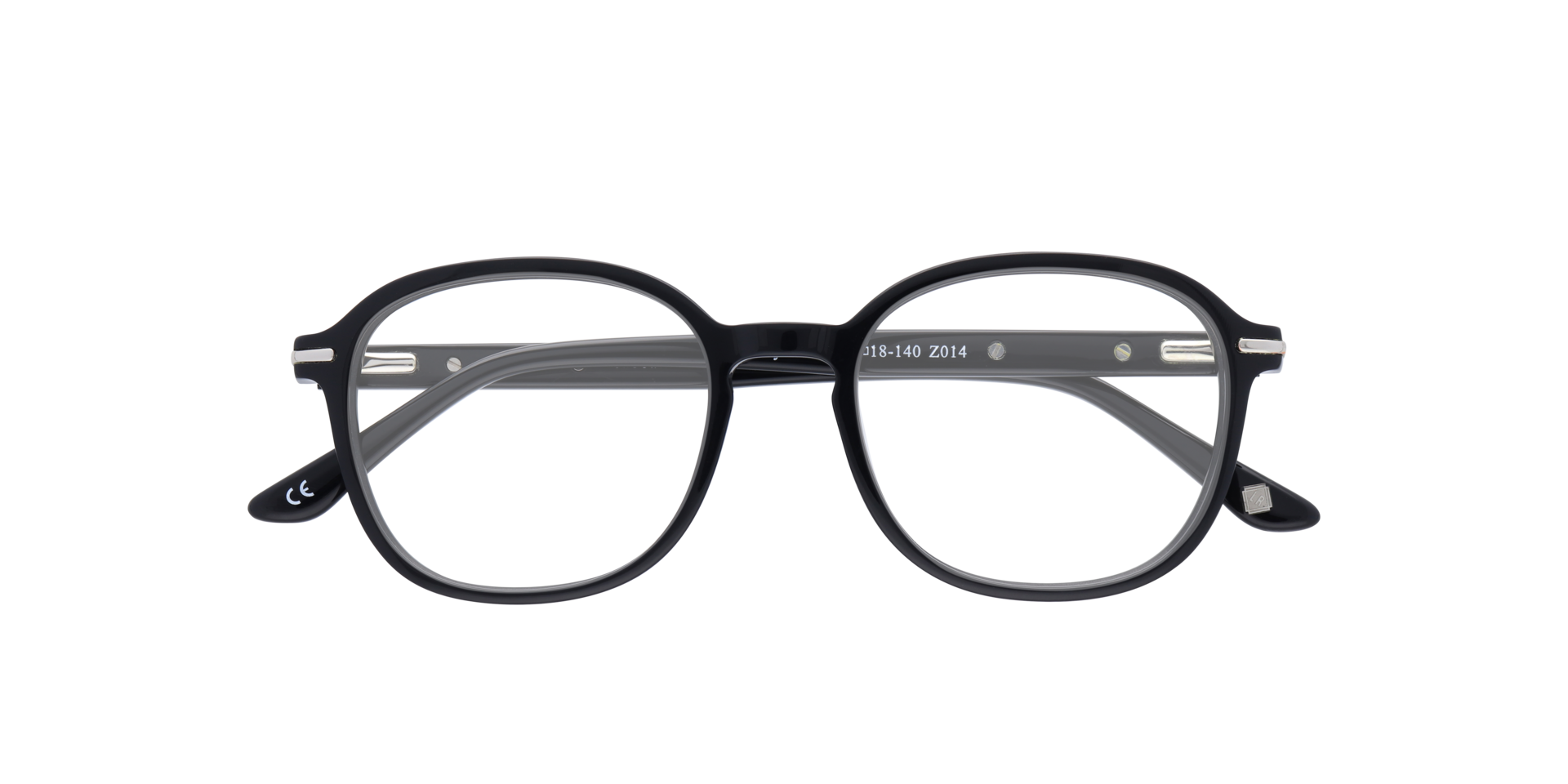Finchley Black AcetateEyeglass Frames for Glasses Direct, Closed View