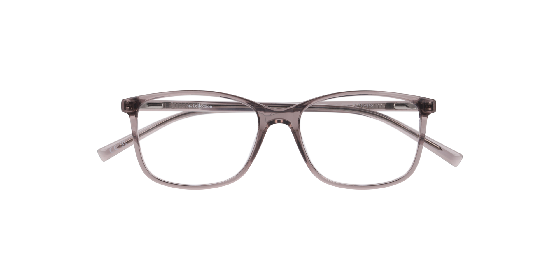 Jax Crystal Grey PlasticEyeglass Frames for Glasses Direct, Closed View